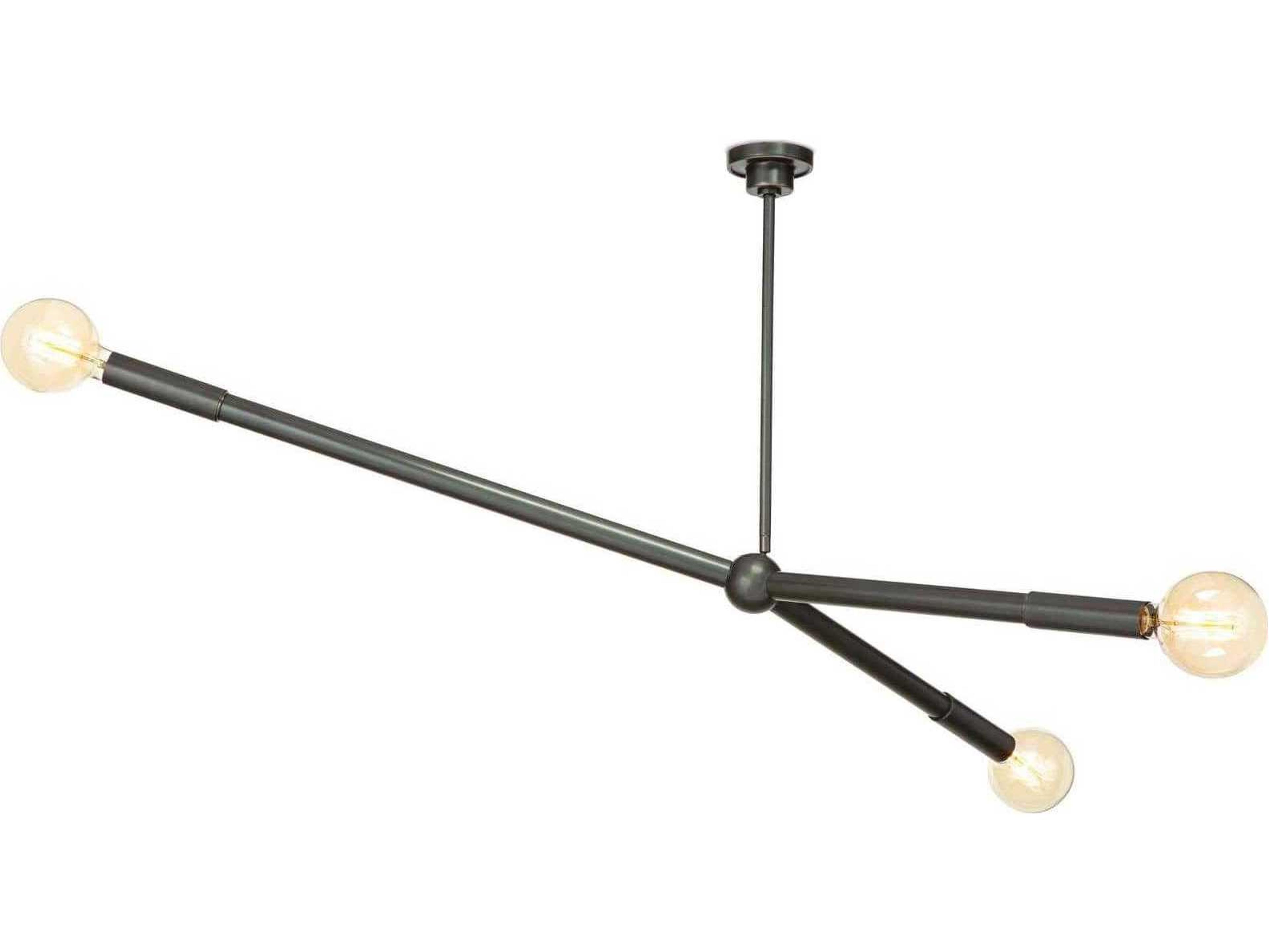 Regina Andrew Talon 3-Light Oil Rubbed Bronze Globe Chandelier