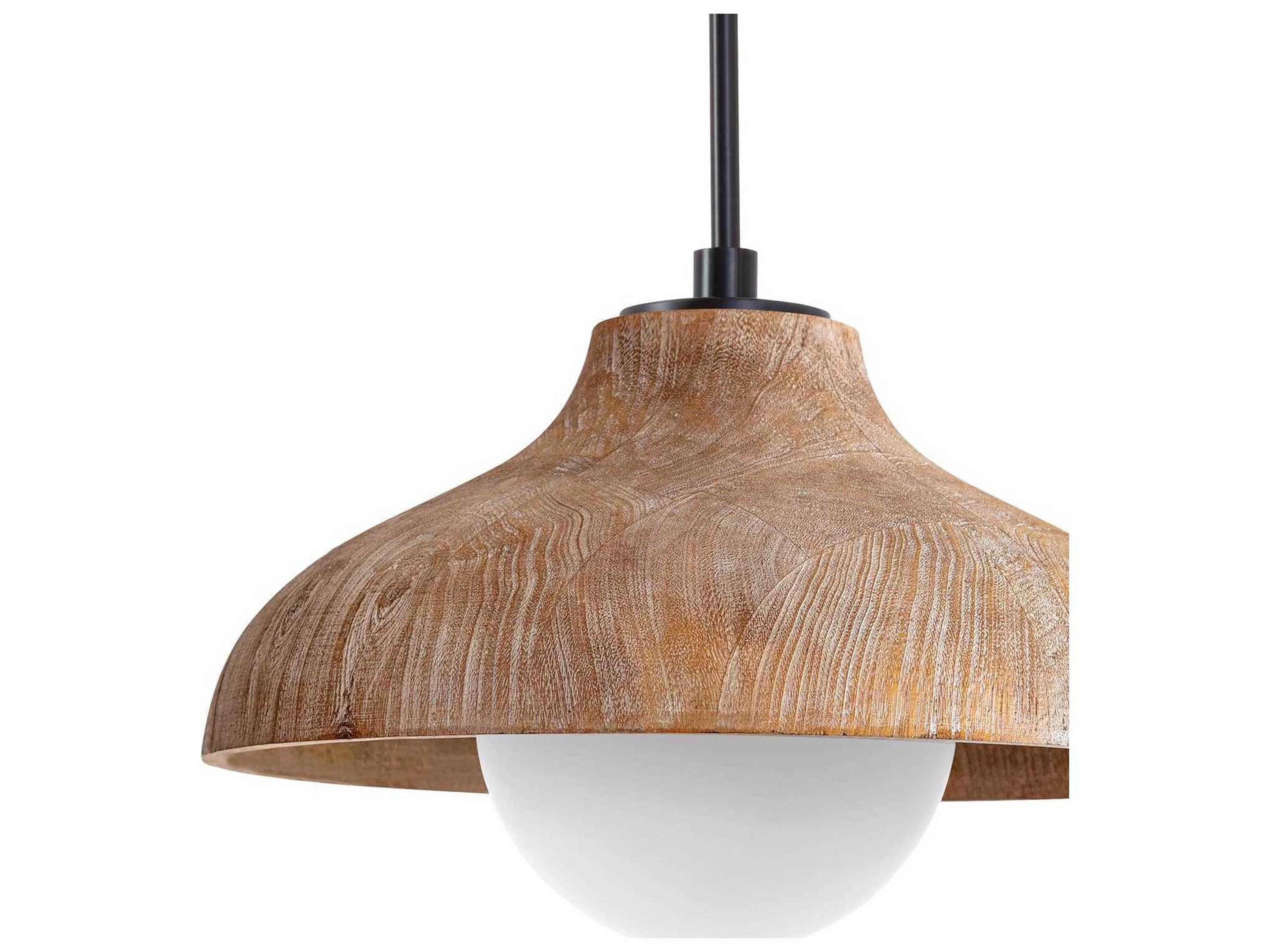 Regina Andrew 1-Light Natural Brown Drum Pendant