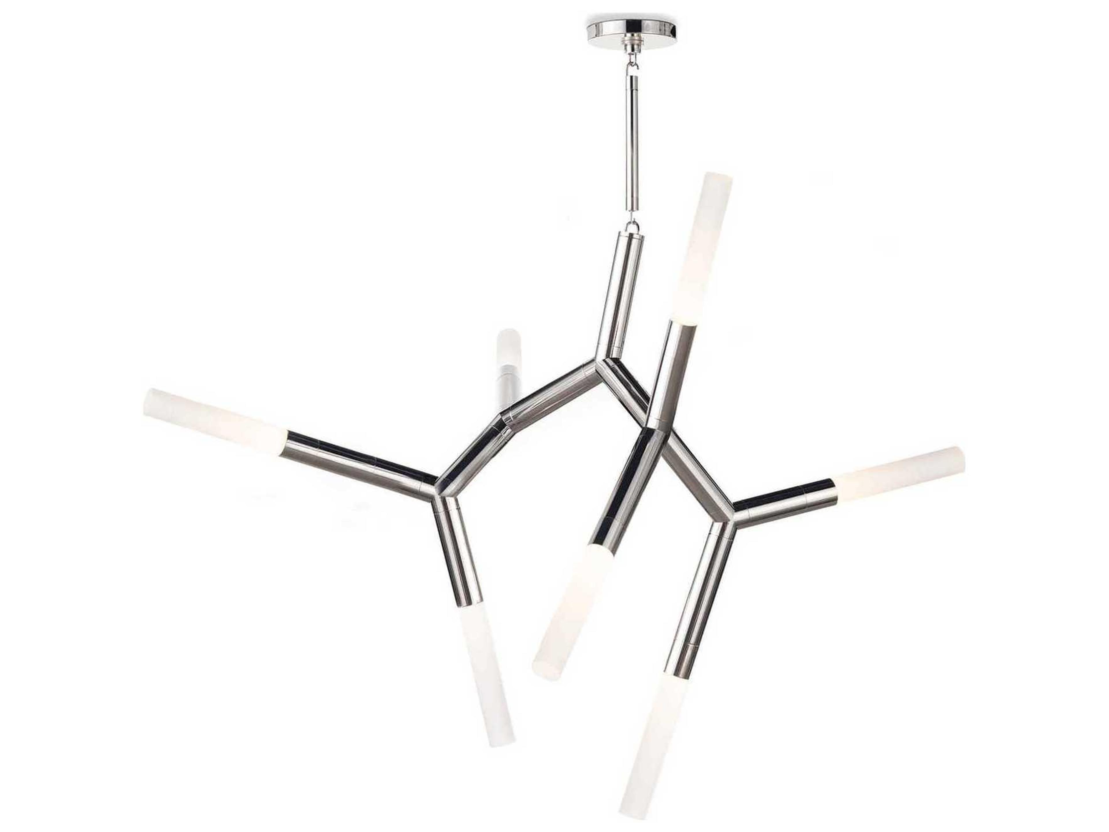 Traveler 7-Light Polished Nickel Chandelier