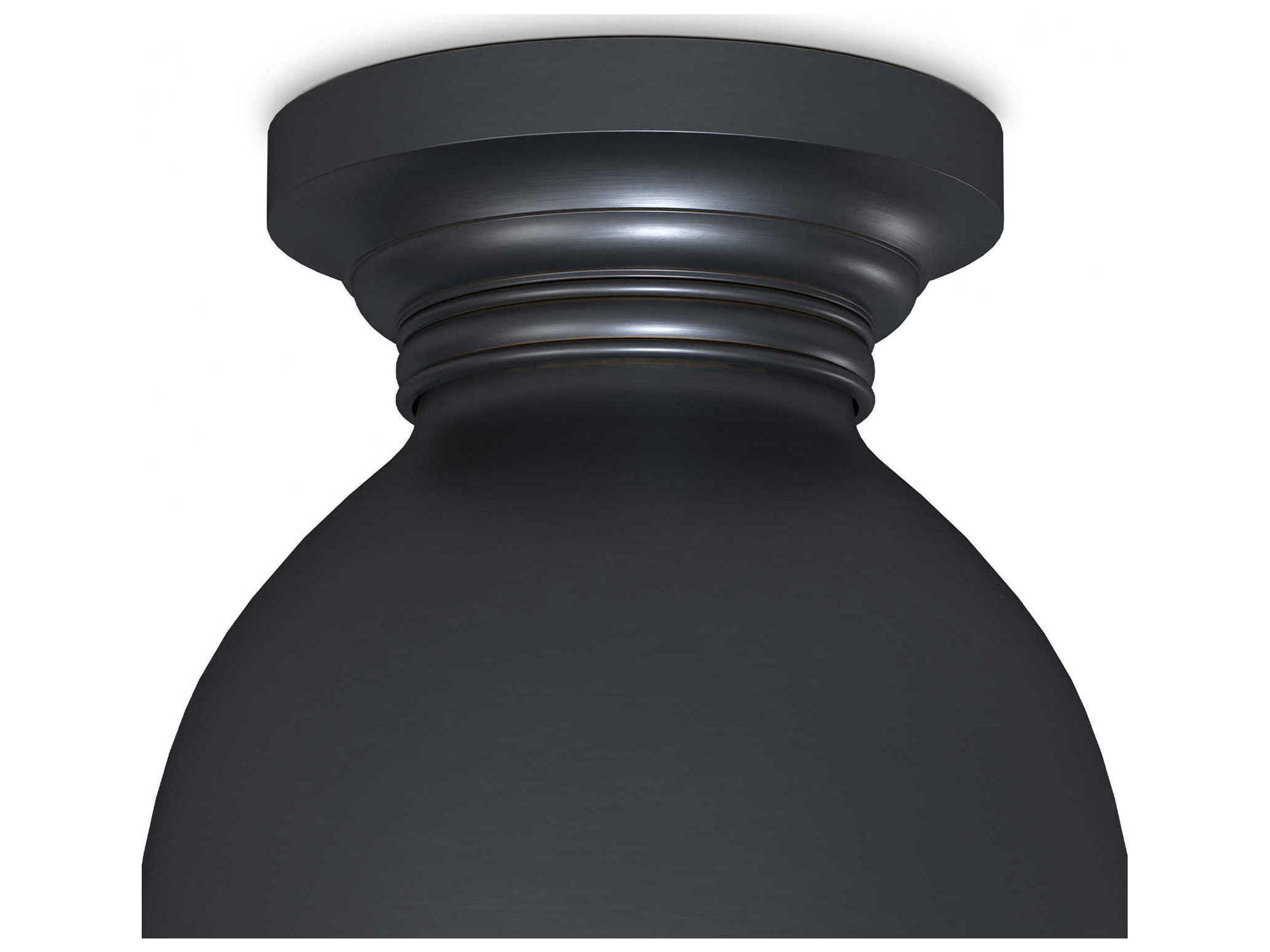 Regina Andrew 1-Light Oil Rubbed Bronze Bell Flush Mount