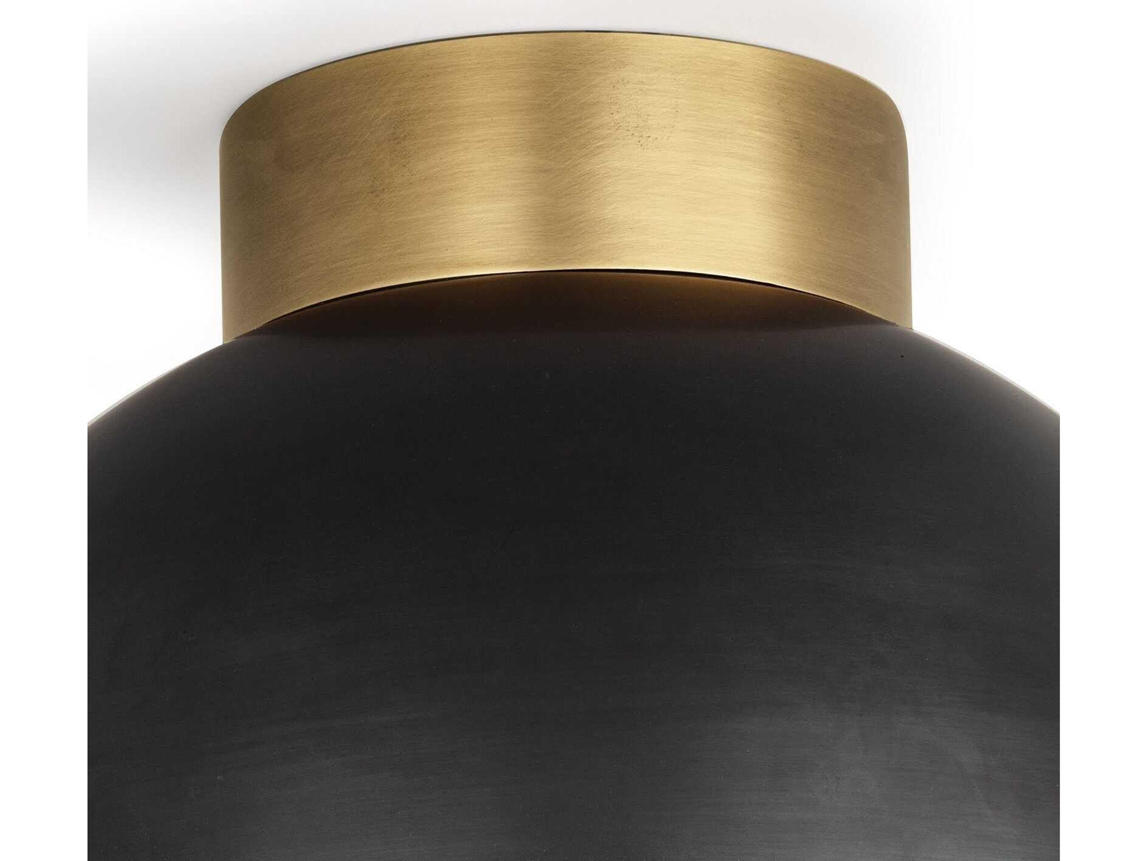 Regina Andrew Montreux 1-Light Oil Rubbed Bronze Flush Mount