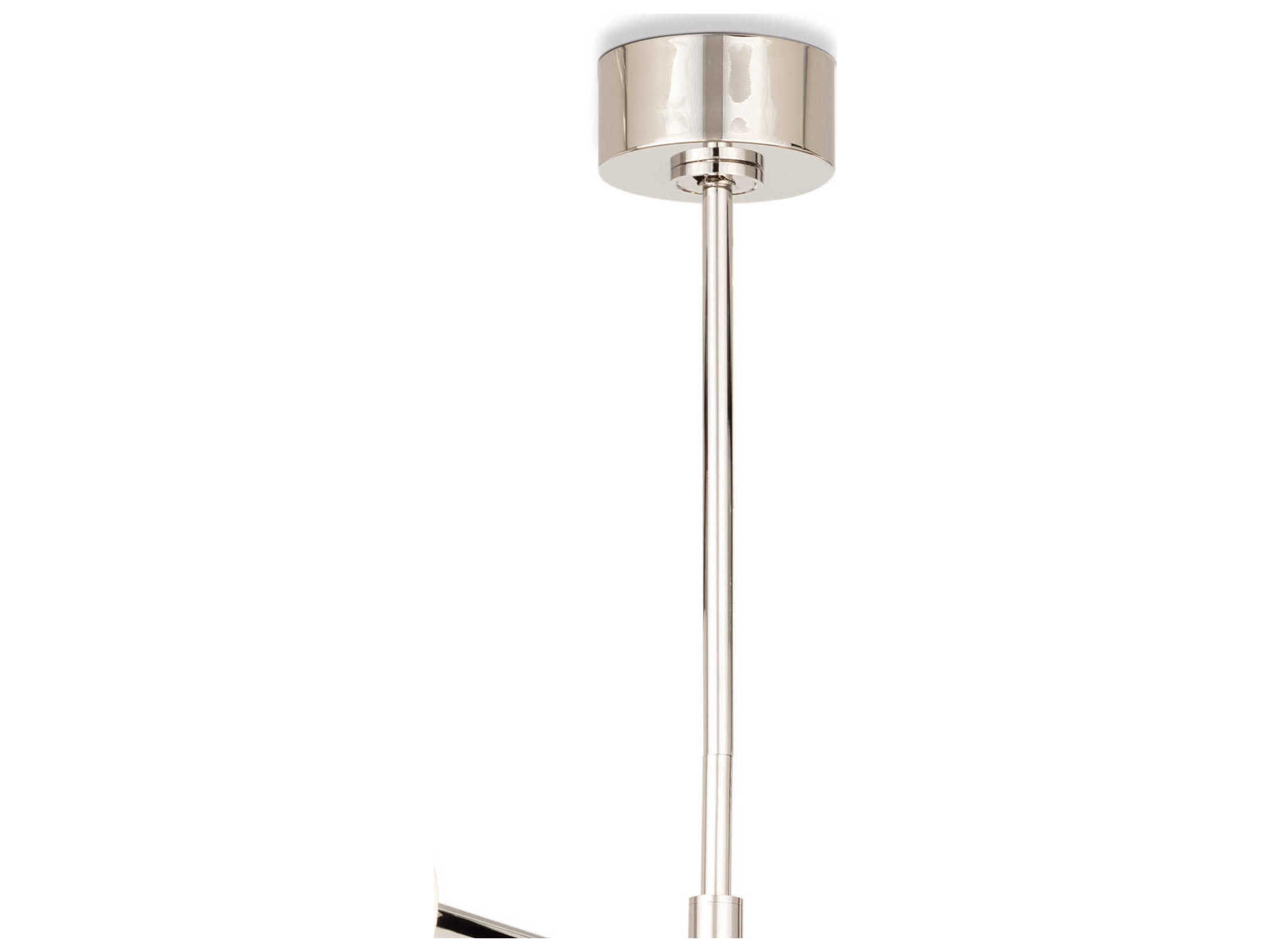 Regina Andrew Beaubien 8-Light Polished Nickel Globe Chandelier