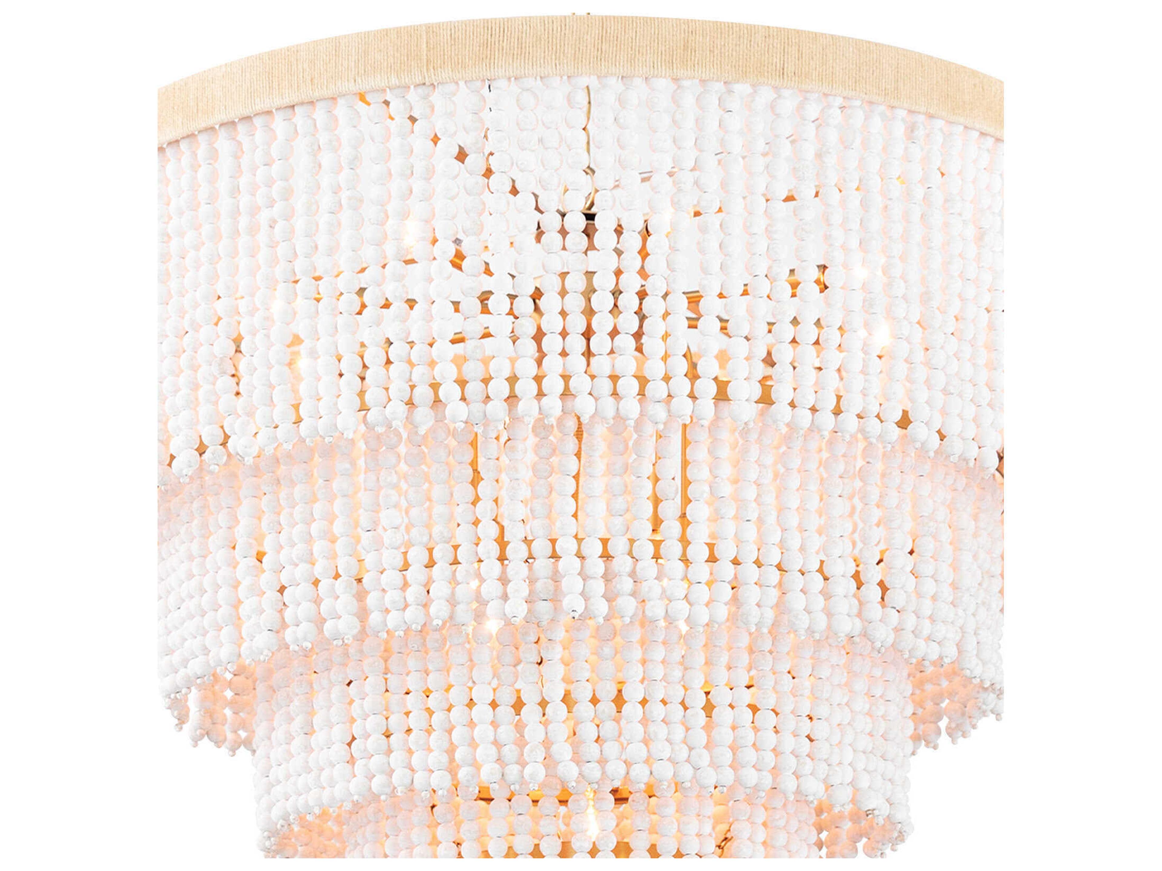 Regina Andrew 13-Light White Chandelier