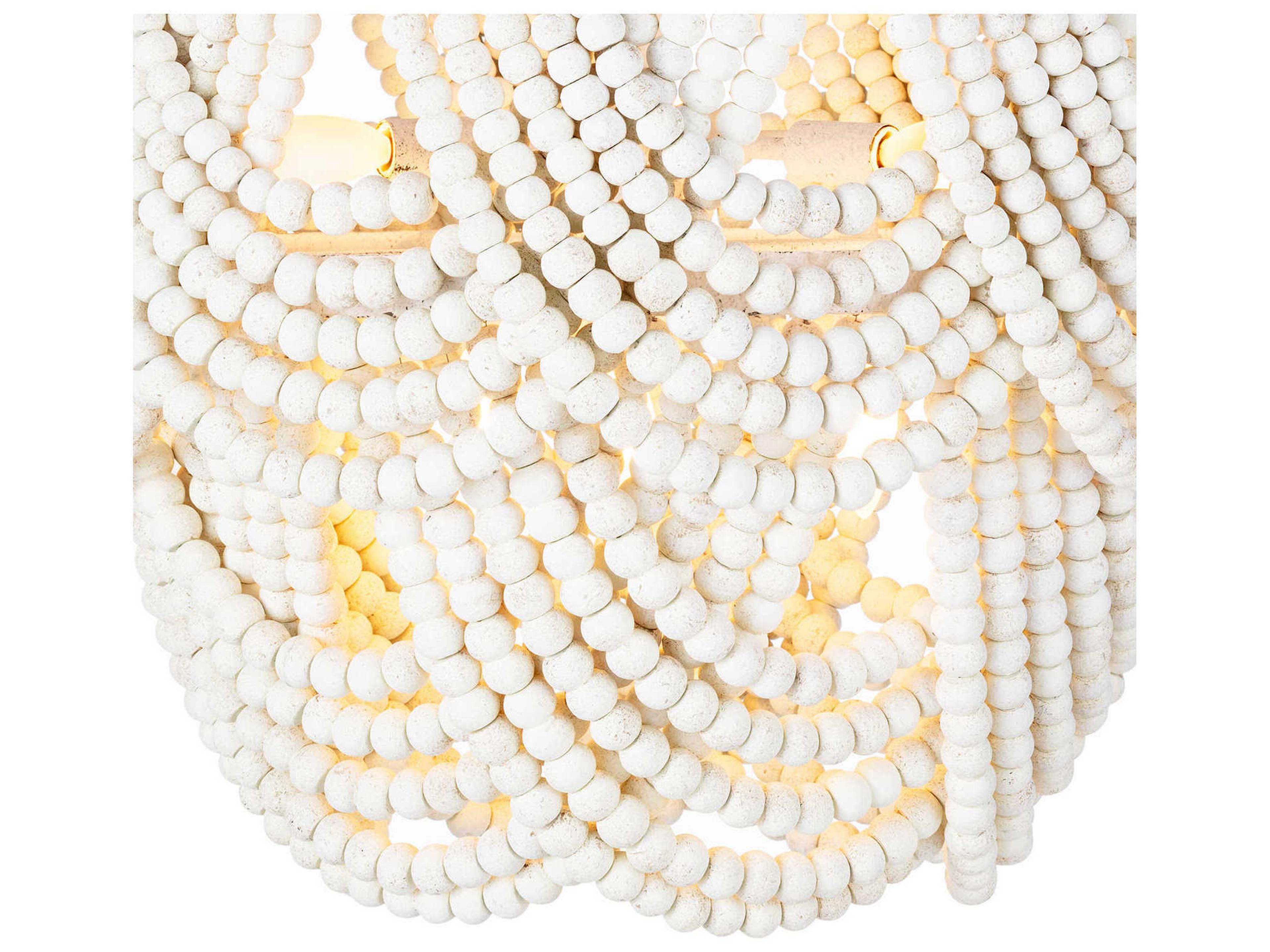 Regina Andrew 6-Light White Flush Mount