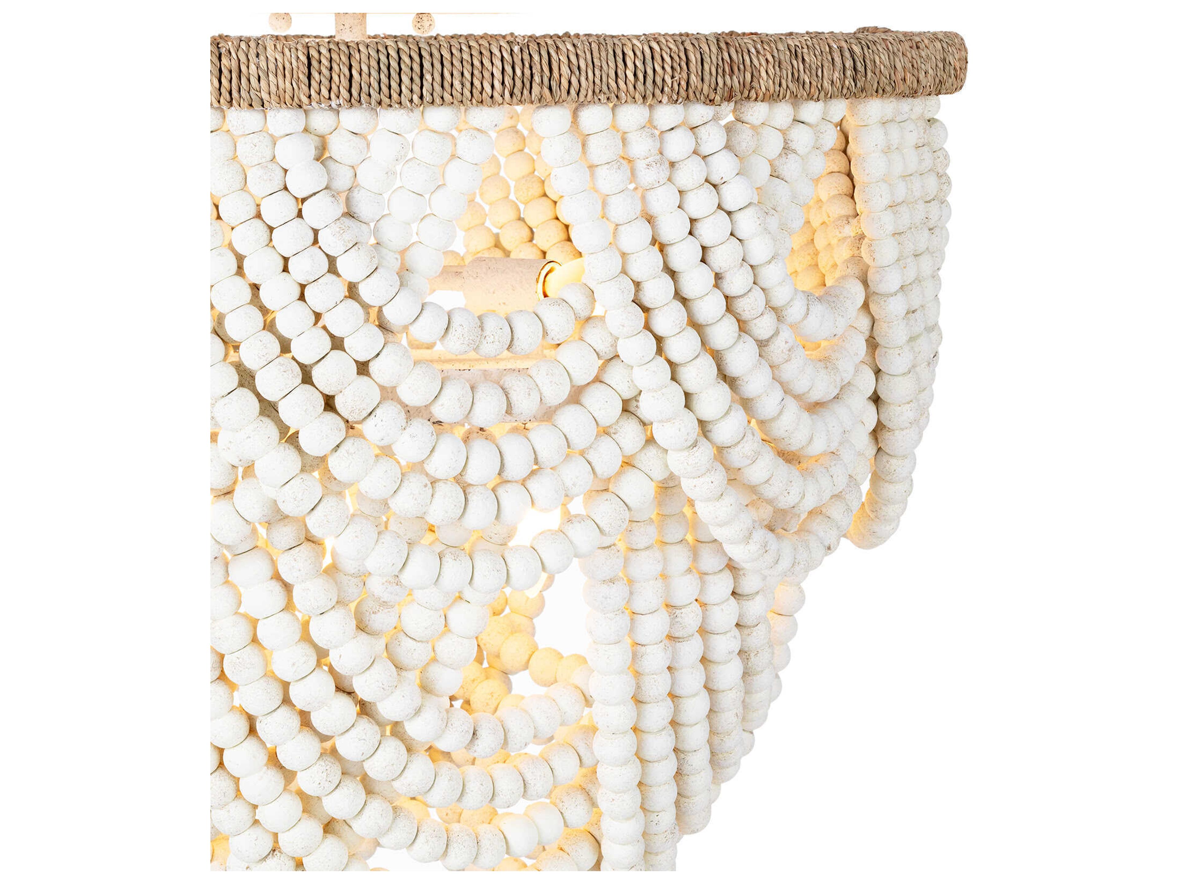 Regina Andrew 6-Light White Flush Mount