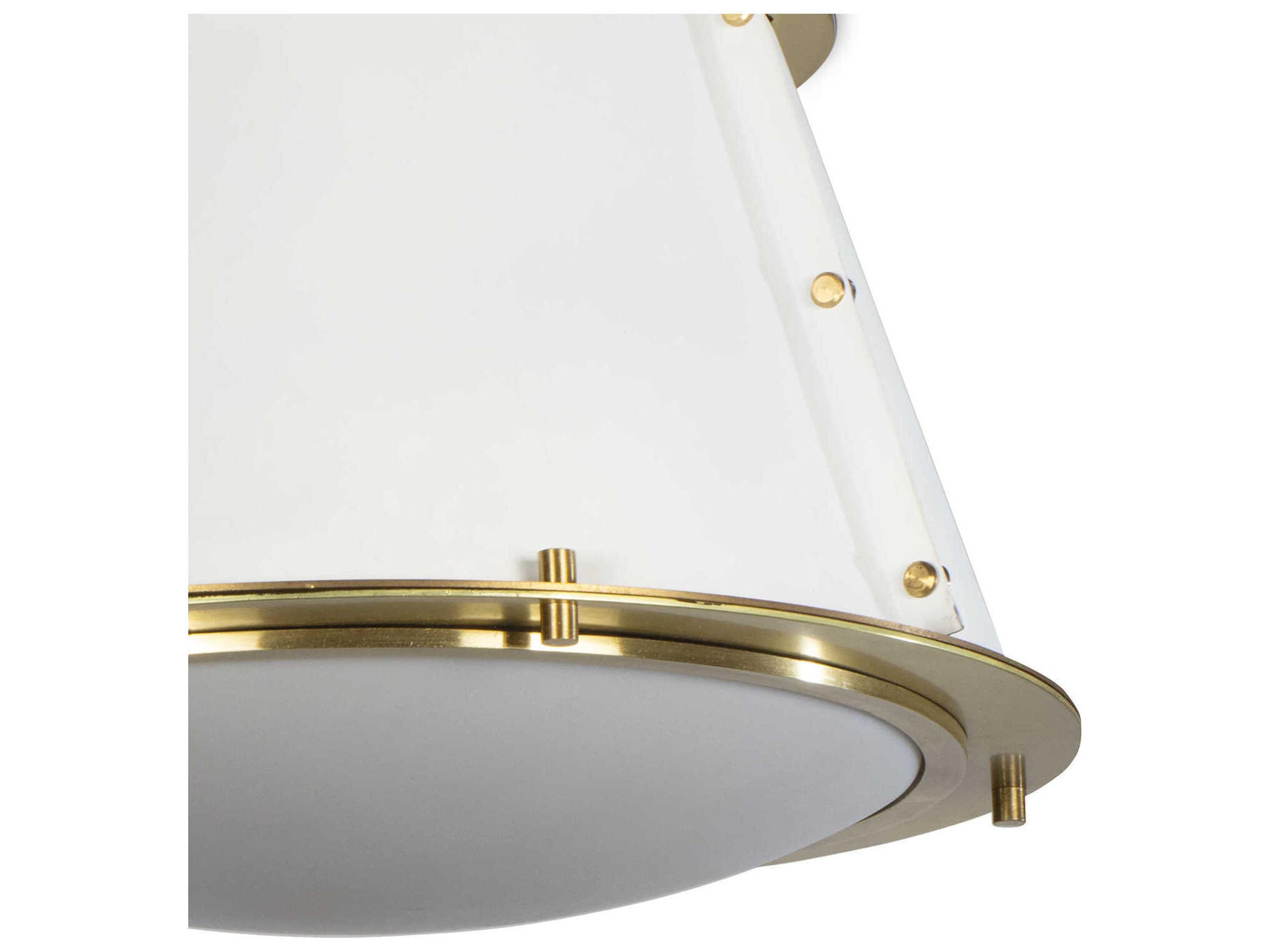 Regina Andrew French Maid 1-Light White Flush Mount