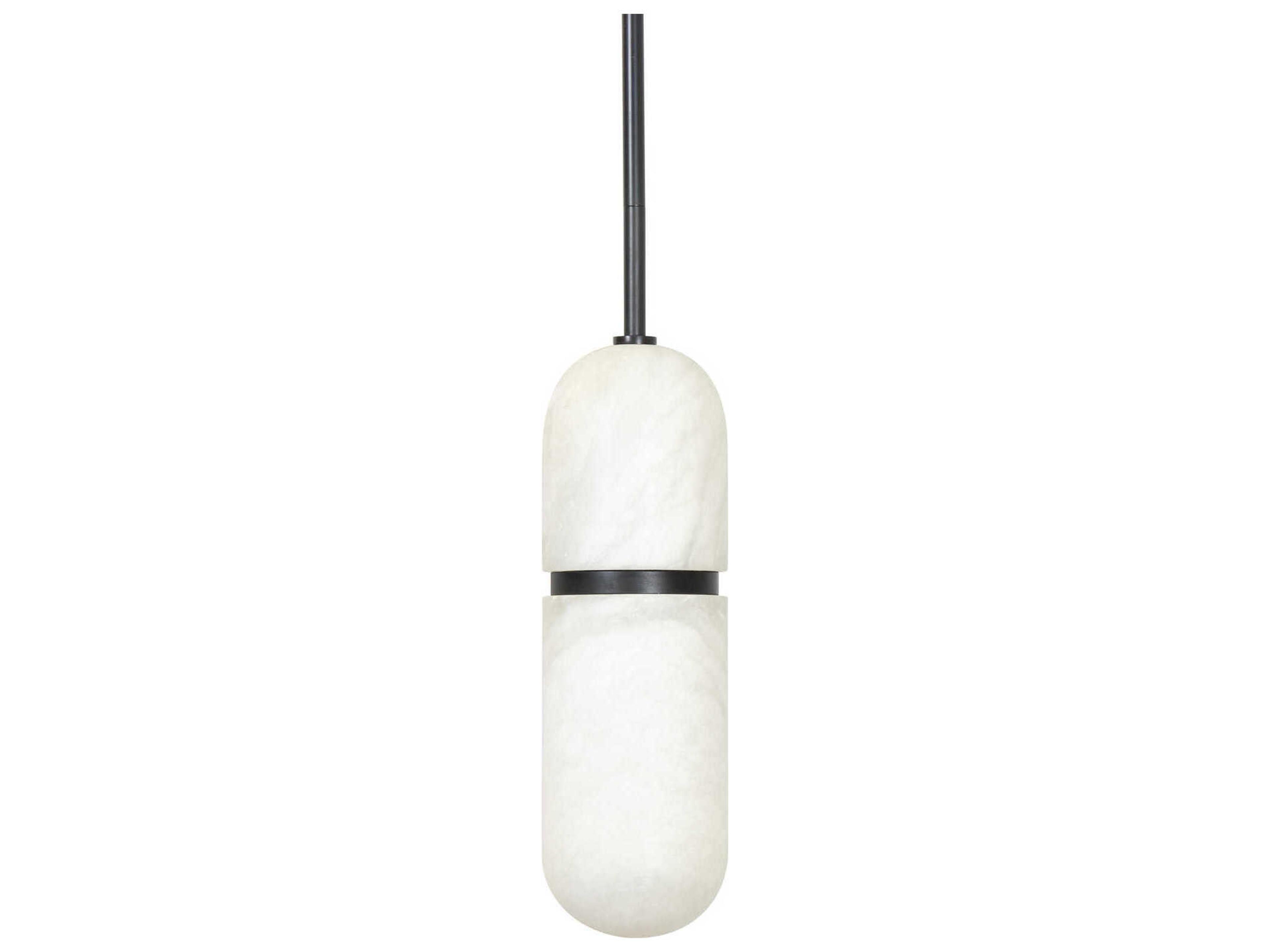 Regina Andrew Salon 2-Light Natural Stone Bronze Mini Pendant