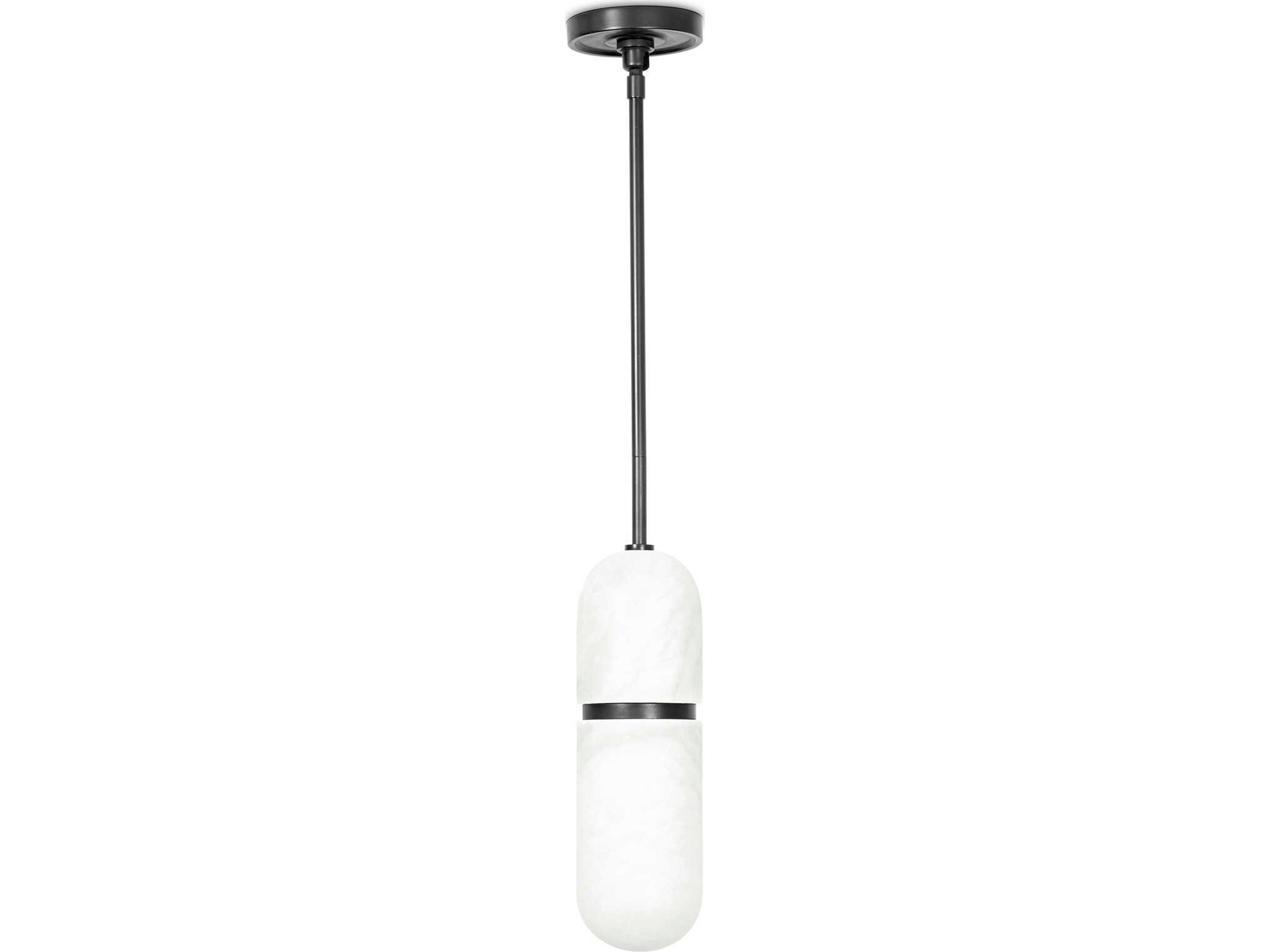 Regina Andrew Salon 2-Light Natural Stone Bronze Mini Pendant