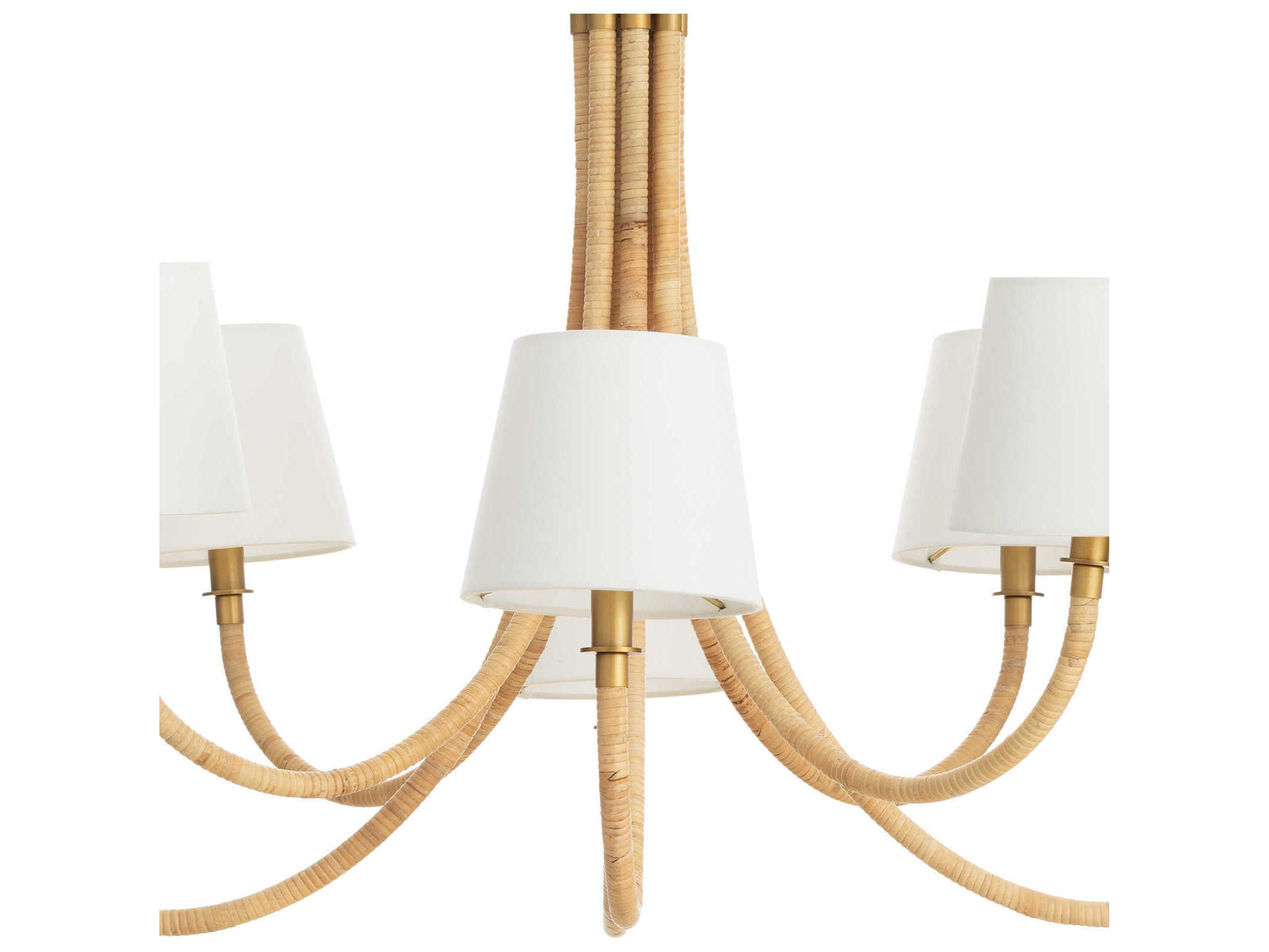 Regina Andrew Treble 8-Light Natural Brown Chandelier