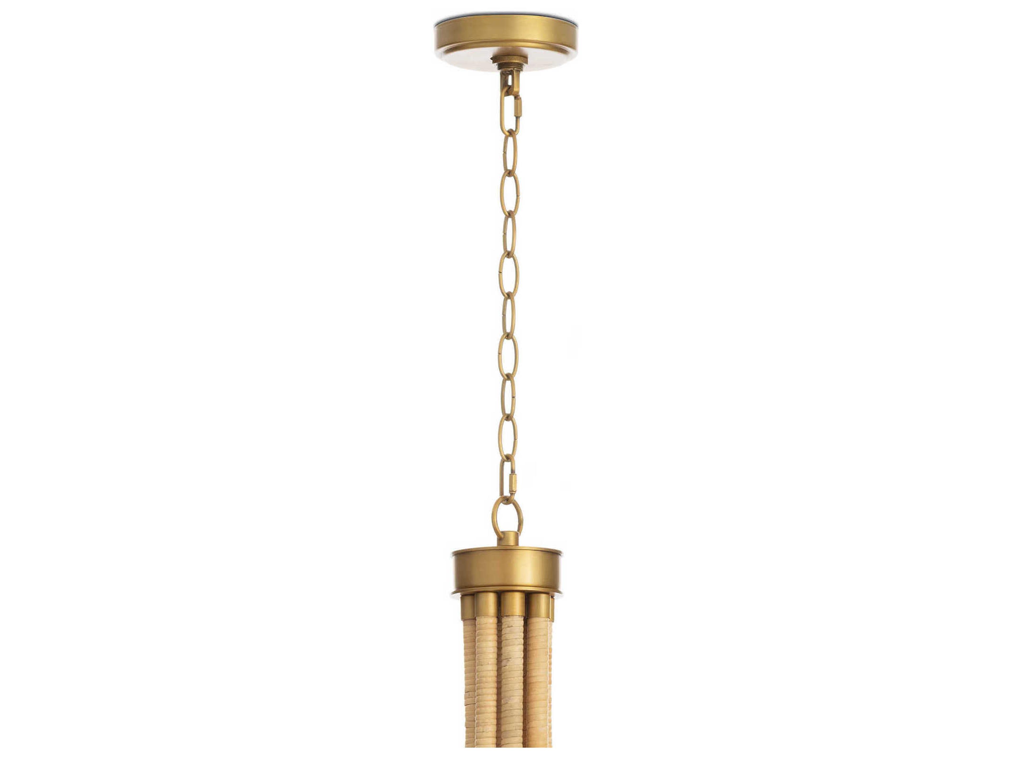 Regina Andrew Treble 8-Light Natural Brown Chandelier