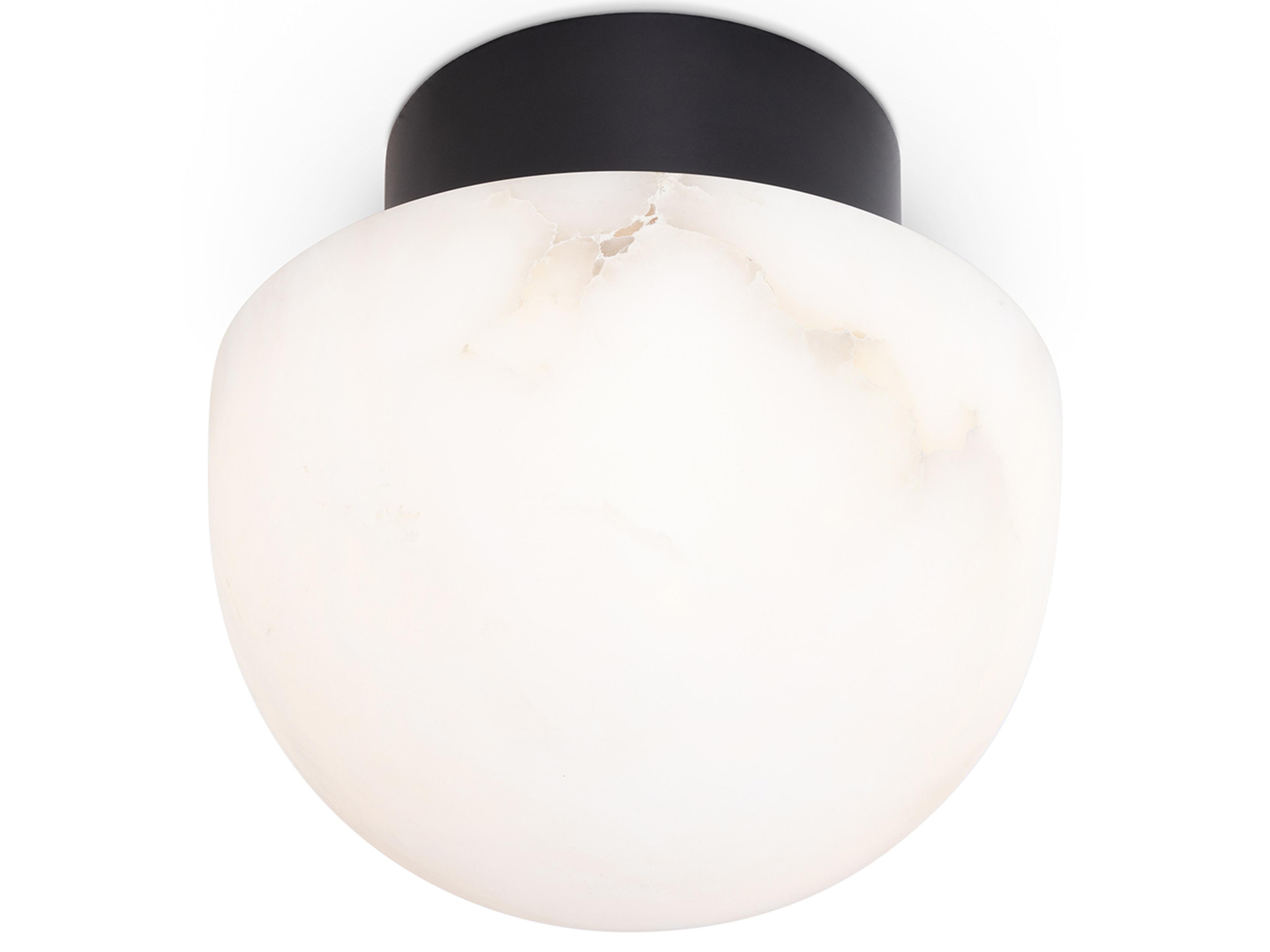 Regina Andrew Parker 1-Light Natural Stone Bronze LED Bowl Flush Mount