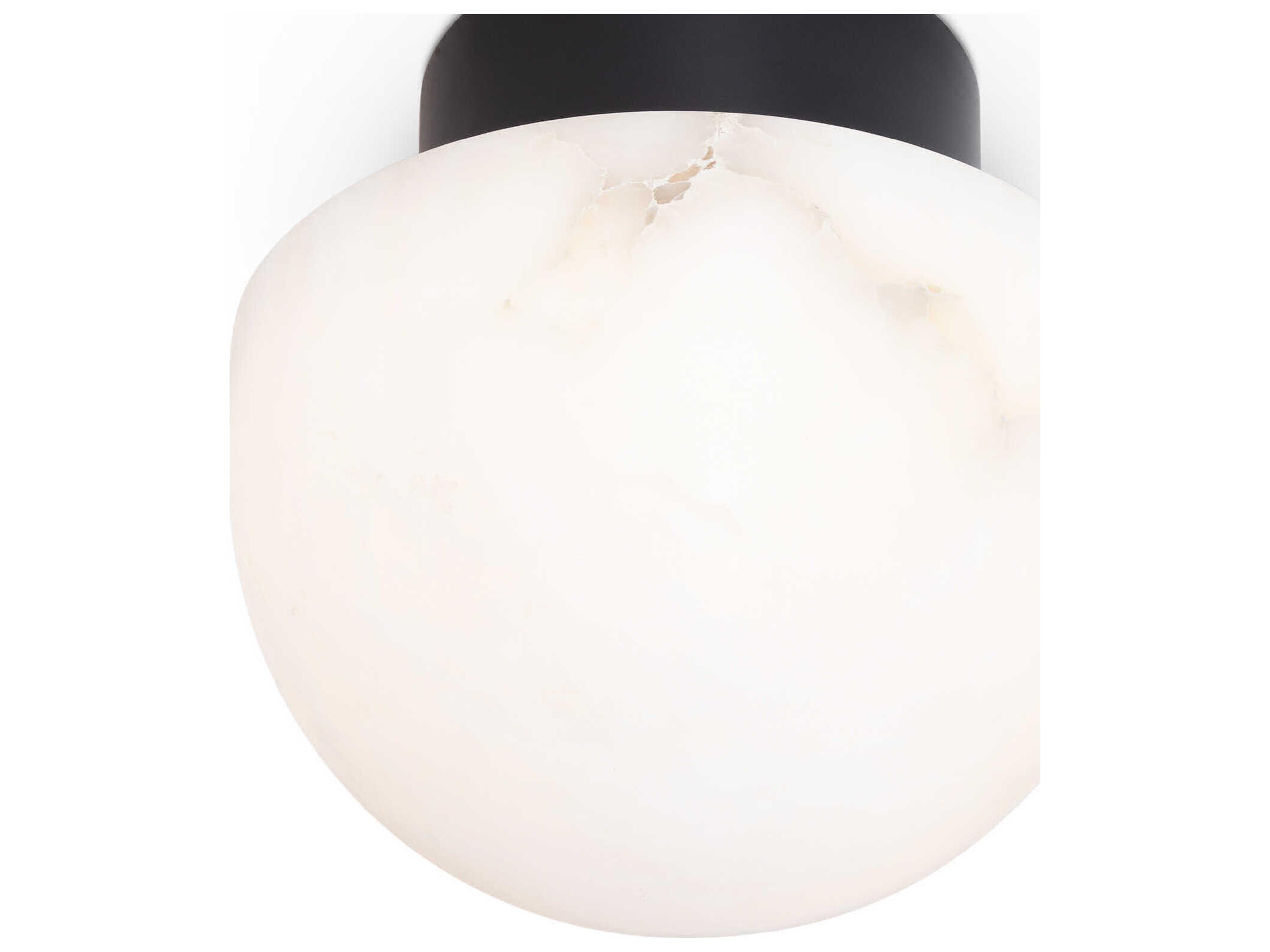 Regina Andrew Parker 1-Light Natural Stone Bronze LED Bowl Flush Mount