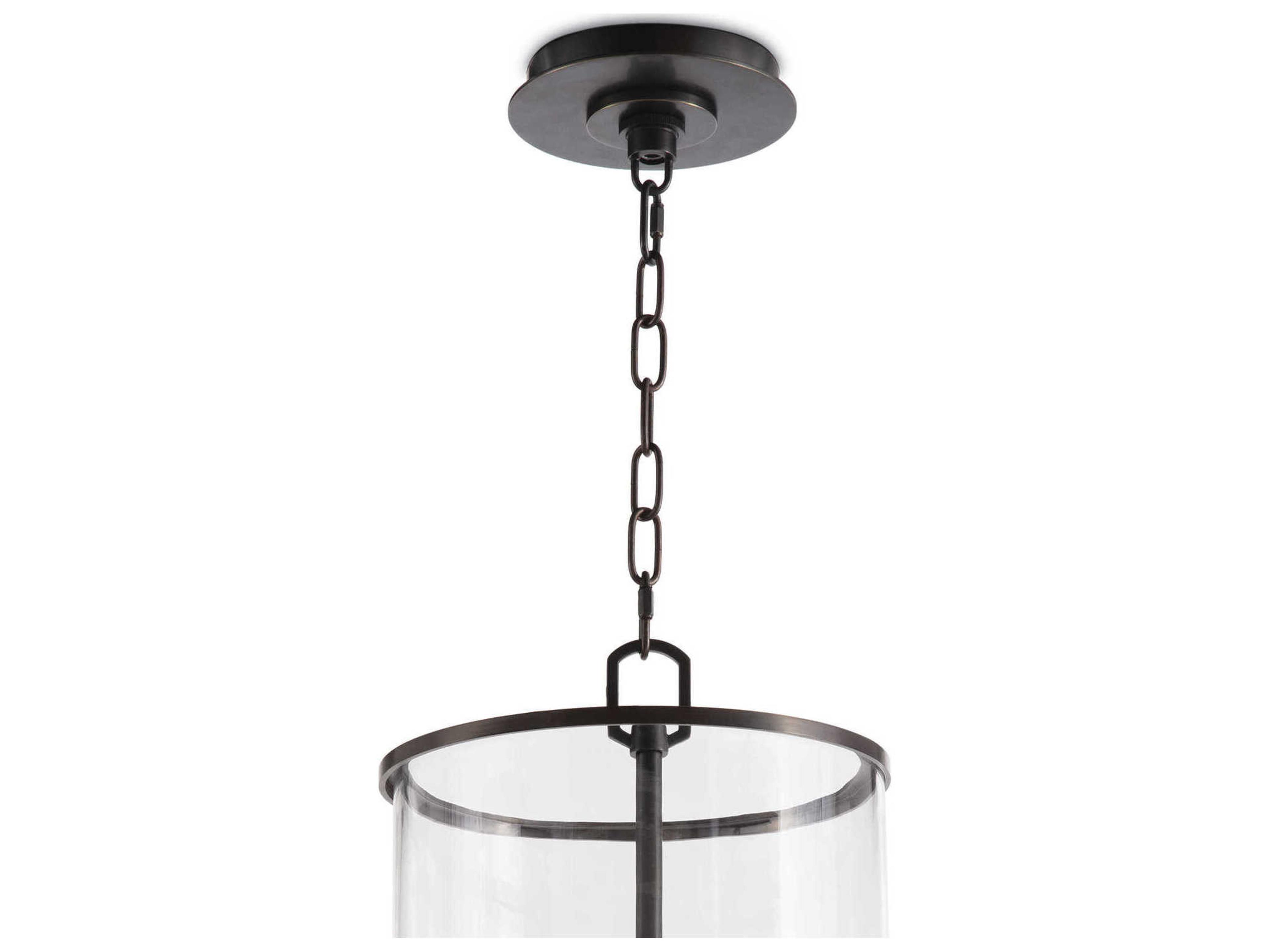 Regina Andrew Adria 3-Light Oil Rubbed Bronze Glass Cylinder Mini Pendant