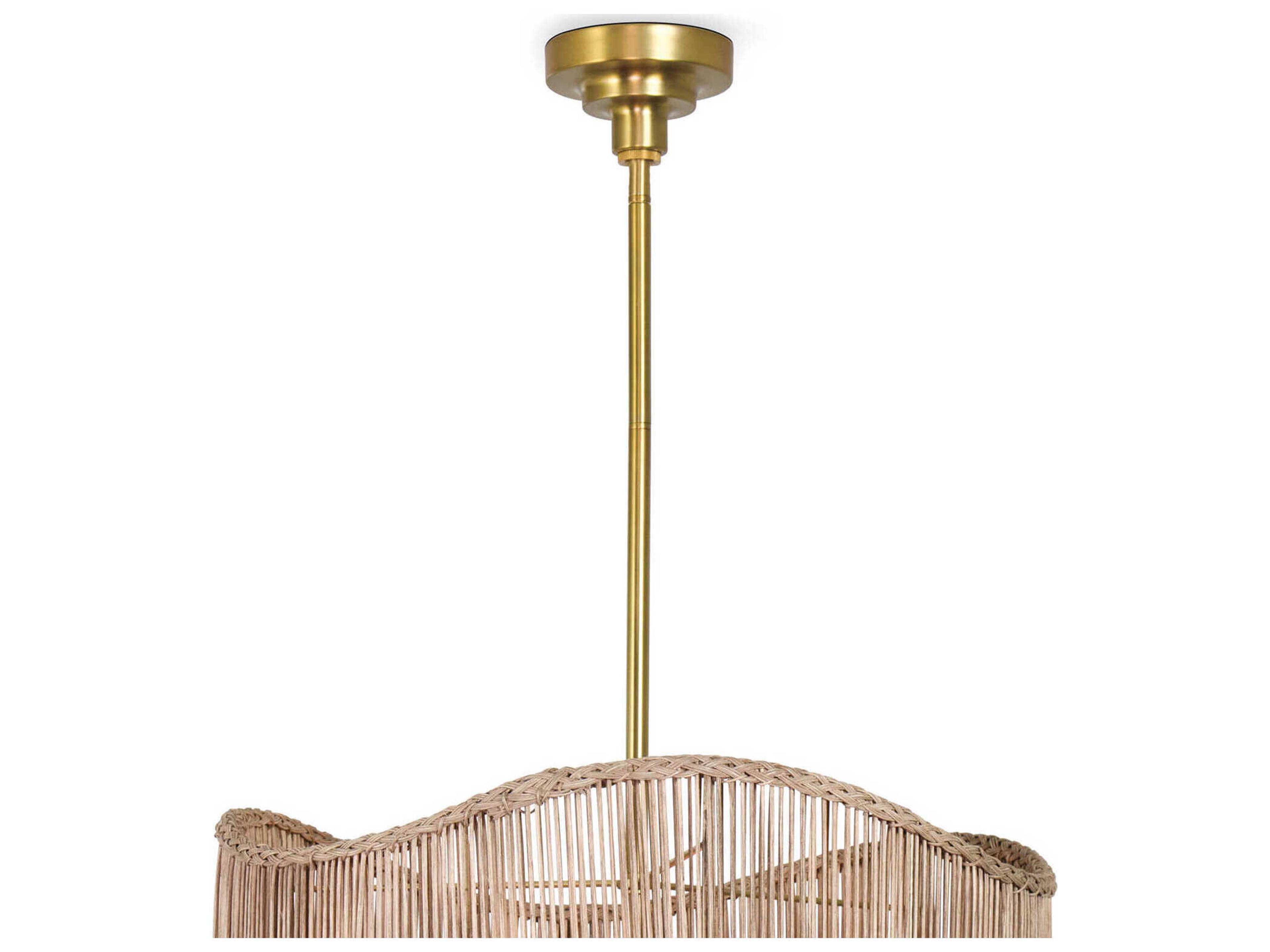 Regina Andrew 1-Light Natural Brass Pendant