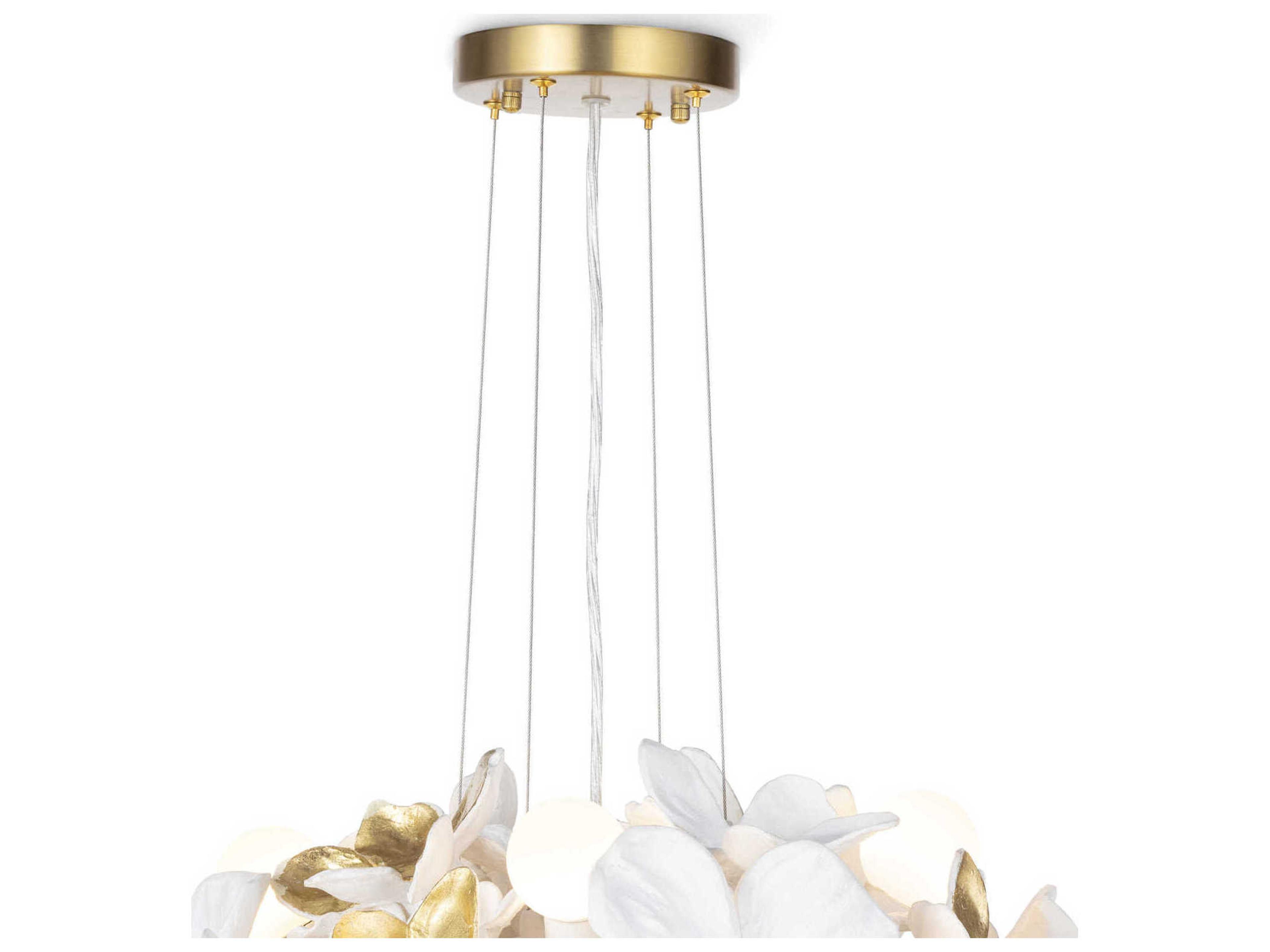 Regina Andrew Dogwood 17-Light White Pendant