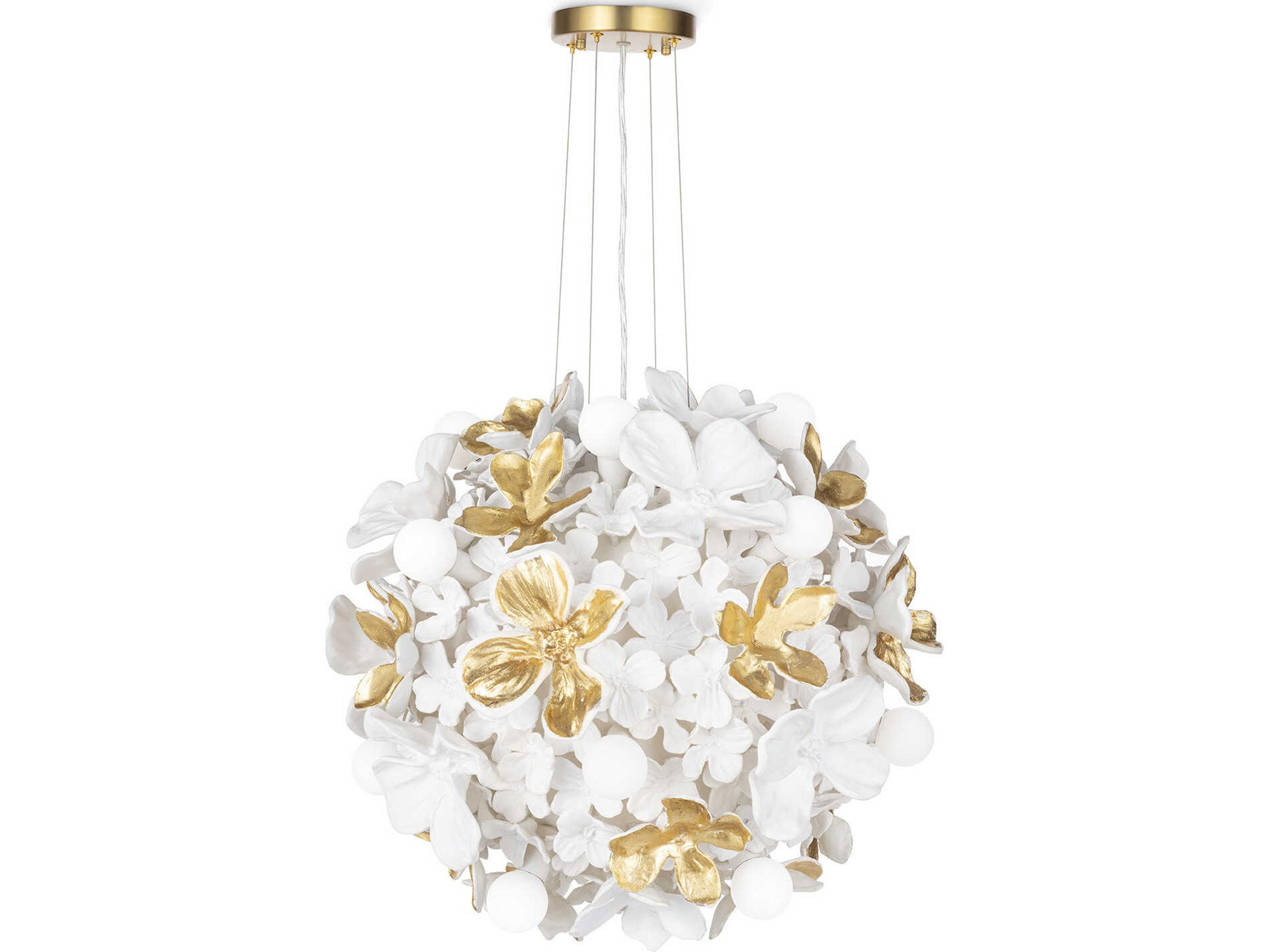 Regina Andrew Dogwood 17-Light White Pendant