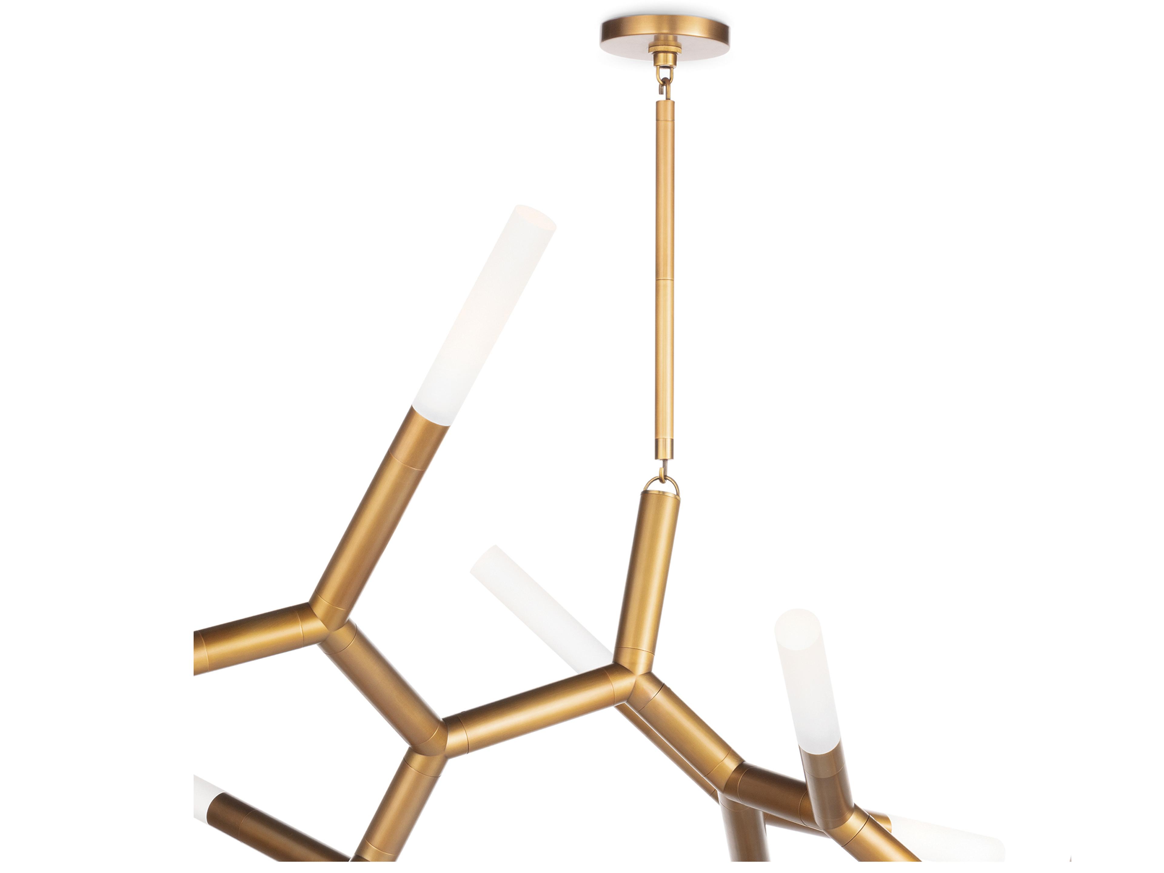 Regina Andrew Traveler 13-Light Natural Brass Chandelier