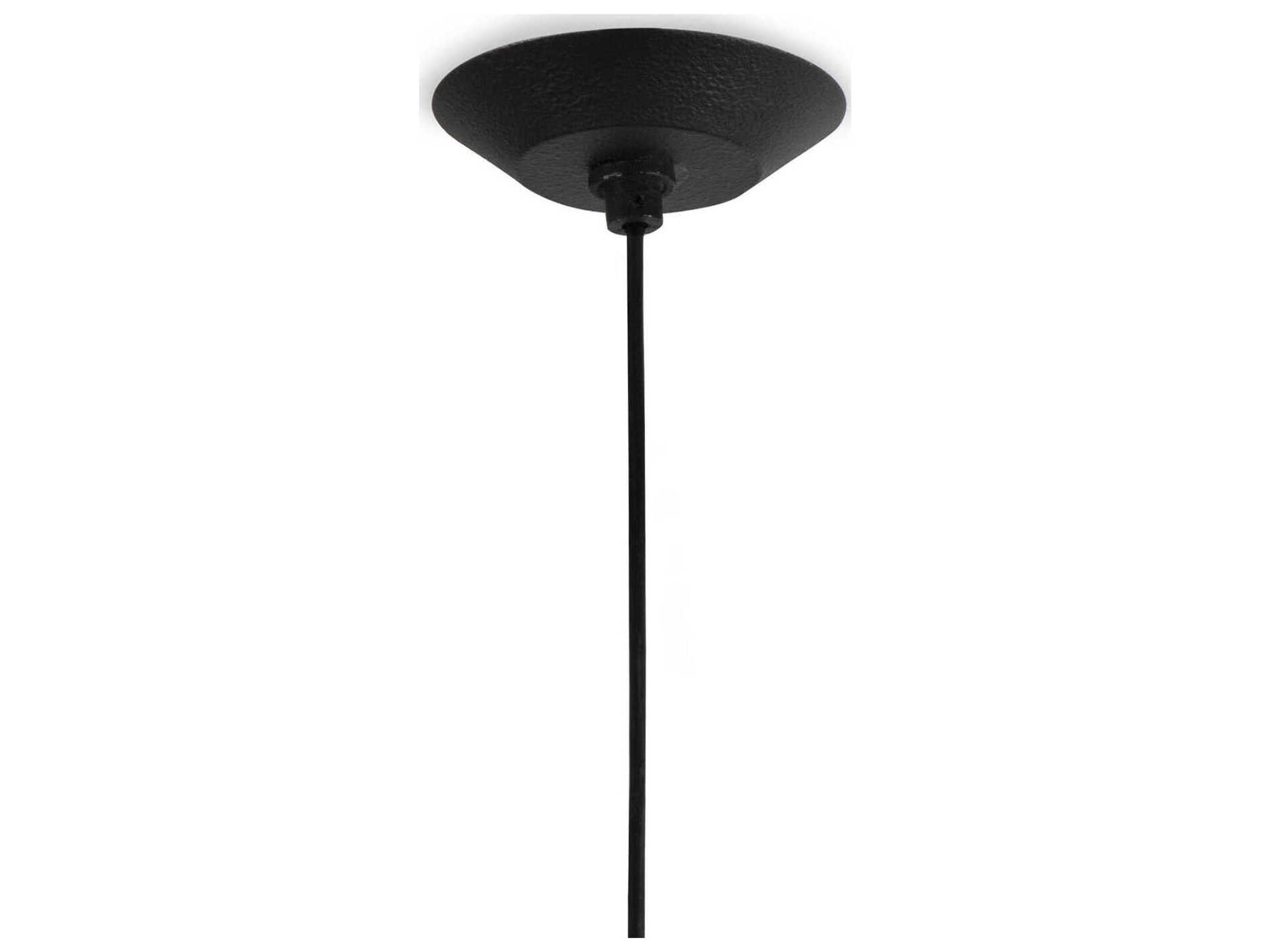 Regina Andrew Viggo 1-Light Blackened Steel Pendant