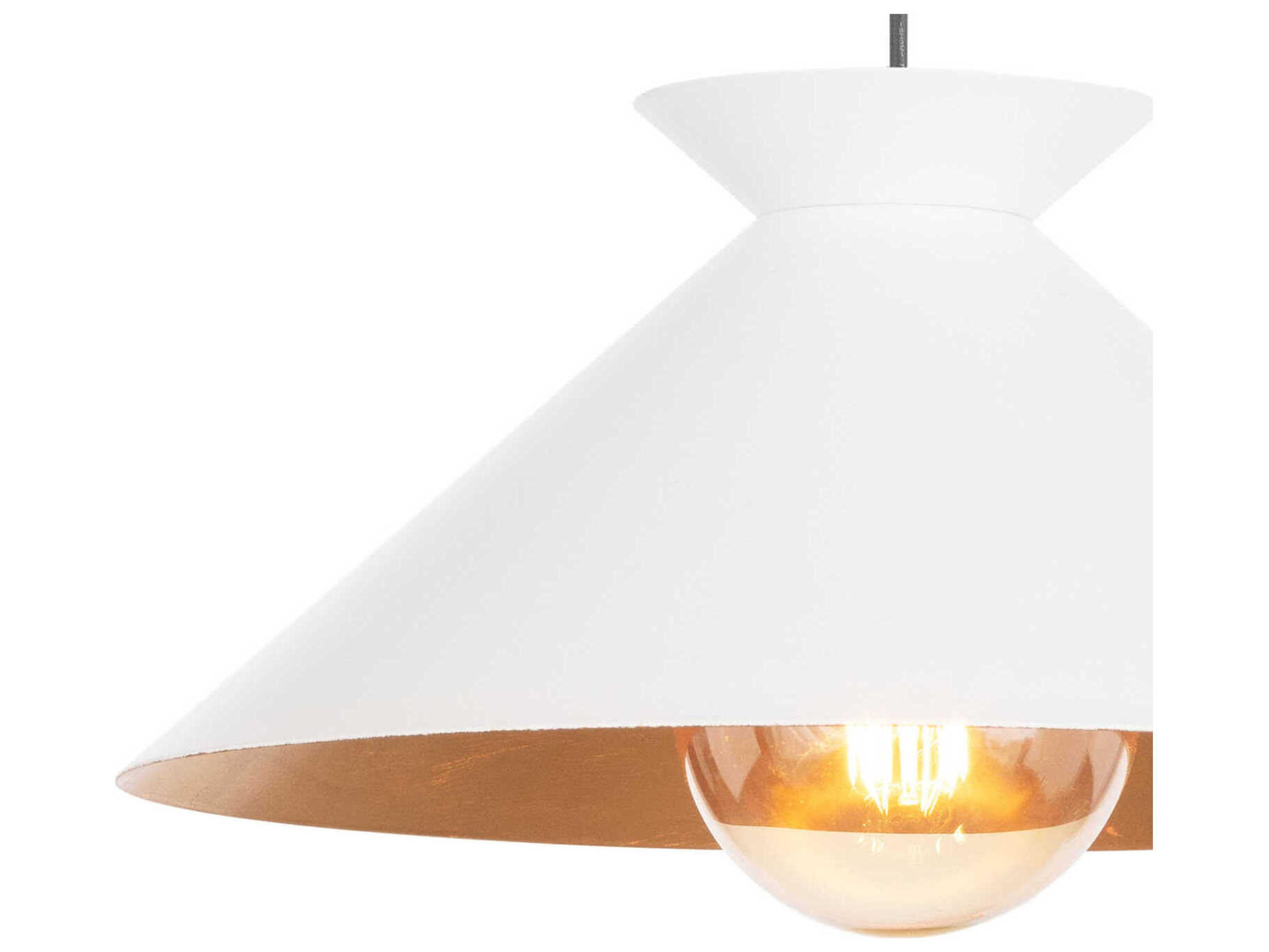 Regina Andrew Viggo 1-Light White Pendant