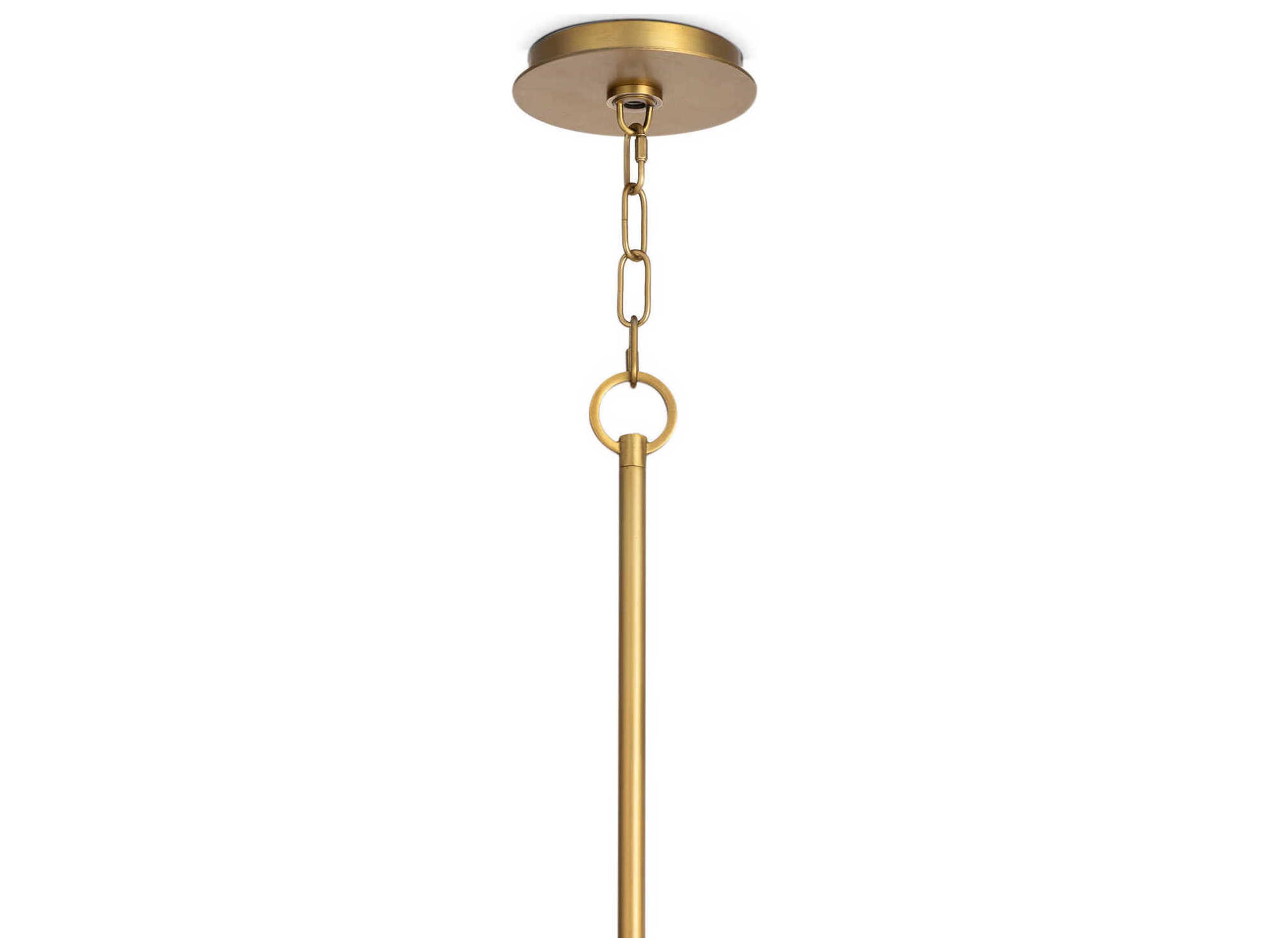 Regina Andrew Dion 3-Light Natural Brass Globe Tiered Pendant