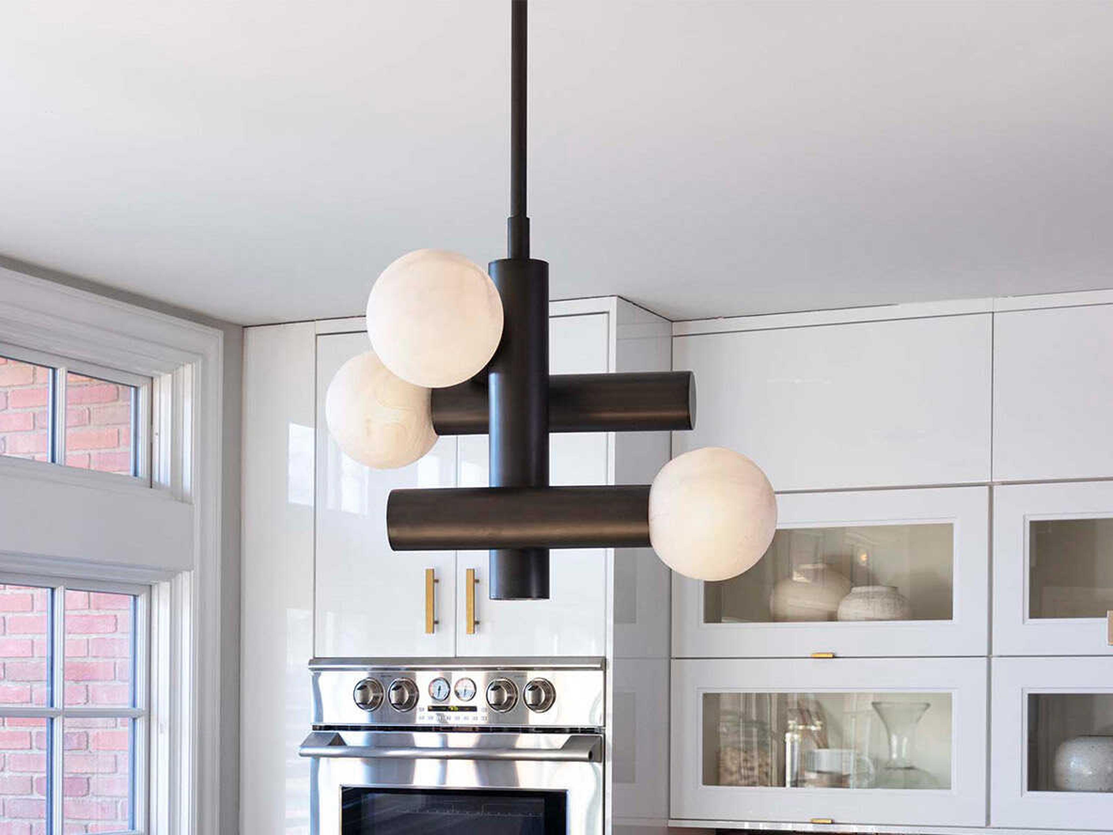 Regina Andrew Dion 3-Light Oil Rubbed Bronze Globe Tiered Pendant