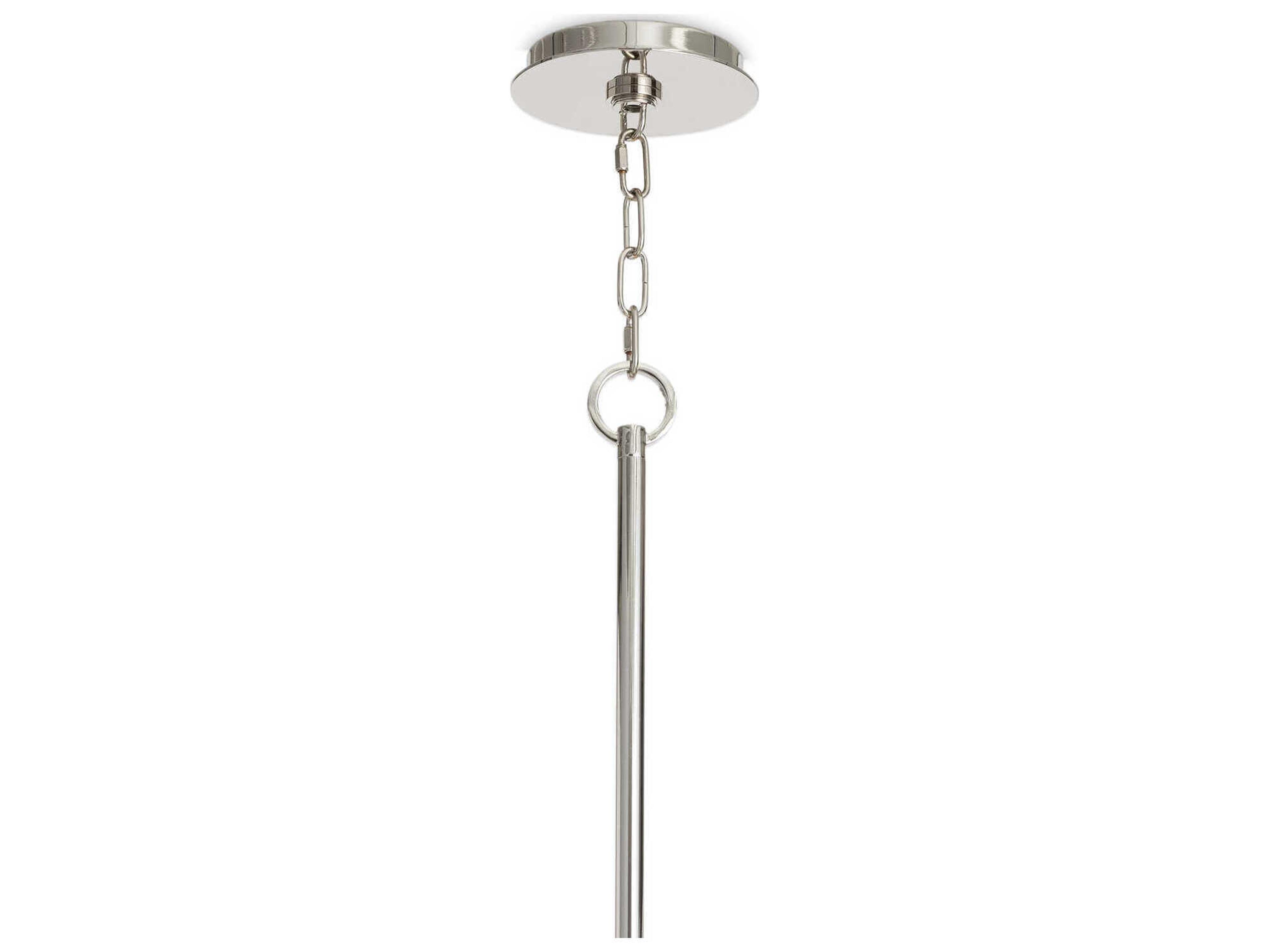 Regina Andrew Dion 3-Light Polished Nickel Globe Tiered Pendant