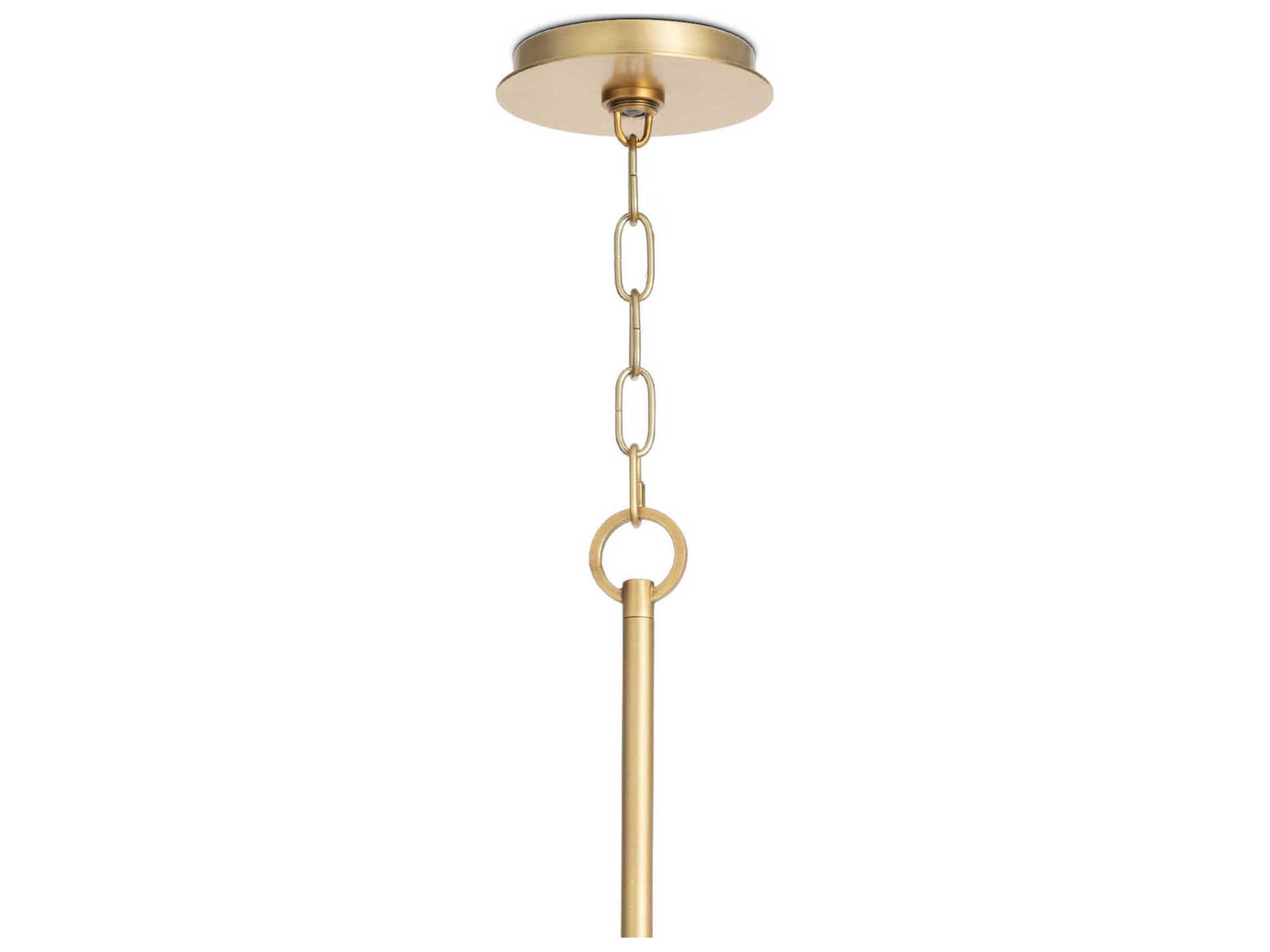 Regina Andrew Dion 12-Light Natural Brass Globe Tiered Chandelier