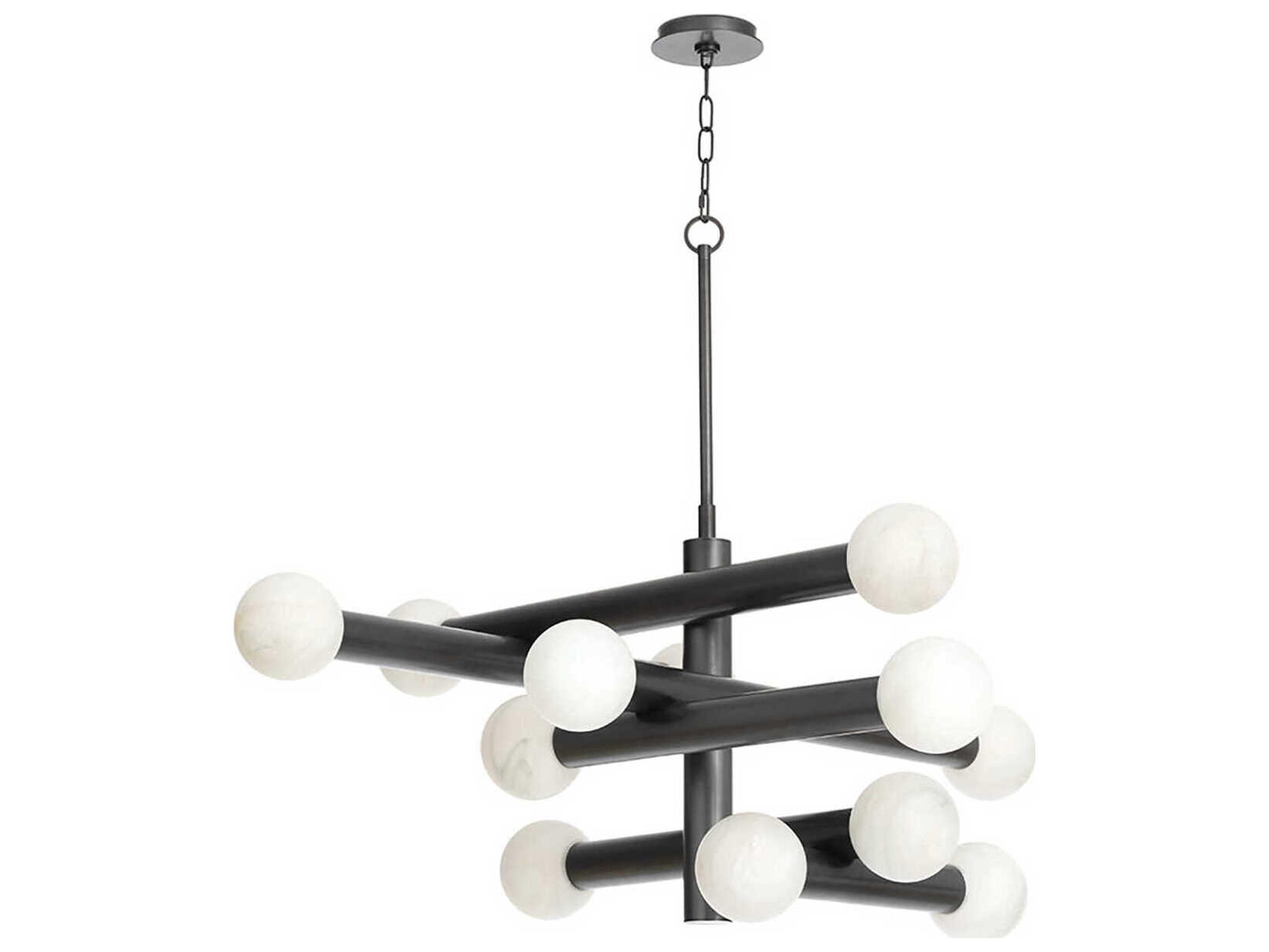 Regina Andrew Dion 12-Light Oil Rubbed Bronze Globe Tiered Chandelier