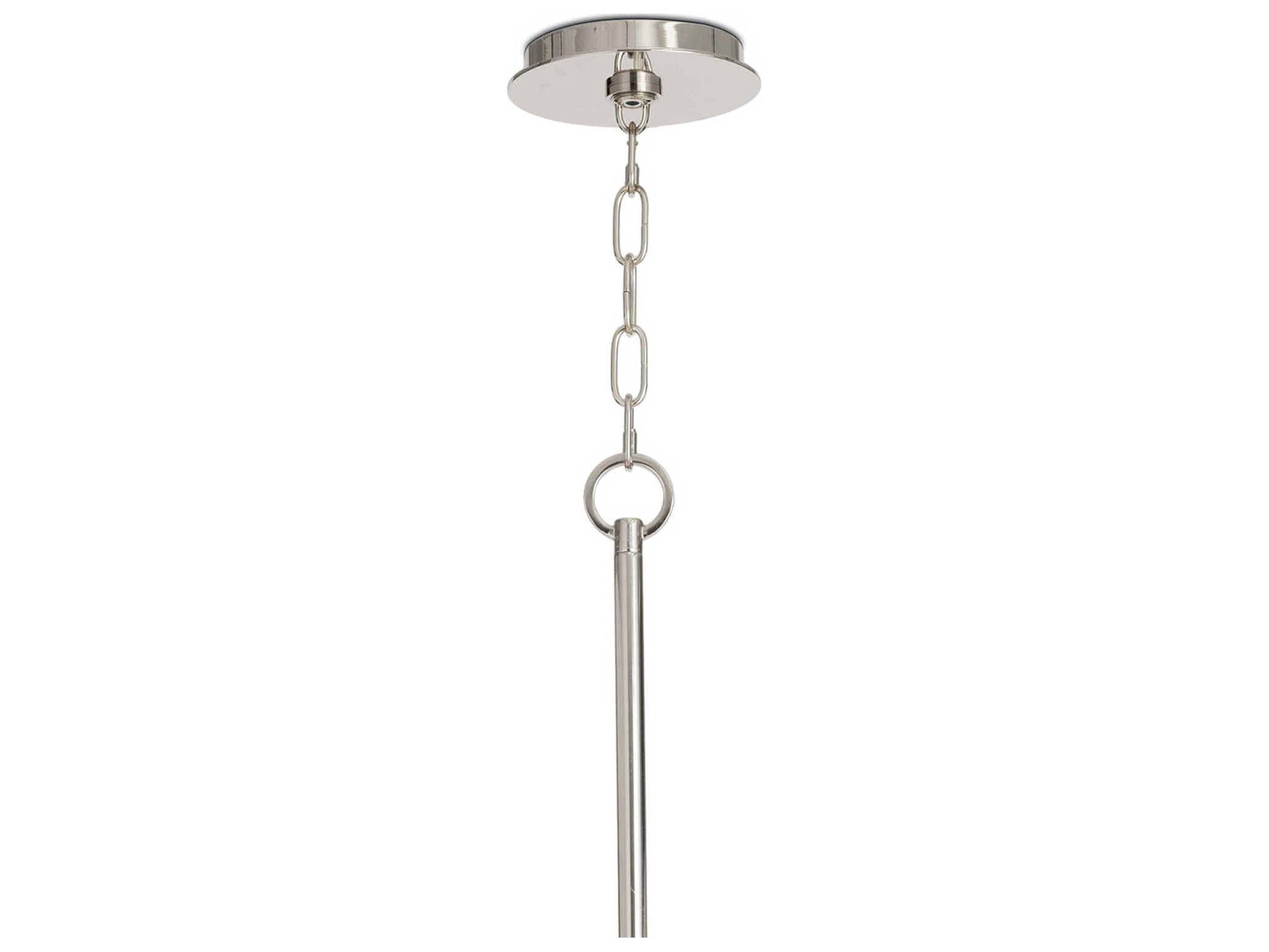Regina Andrew Dion 12-Light Polished Nickel Globe Tiered Chandelier