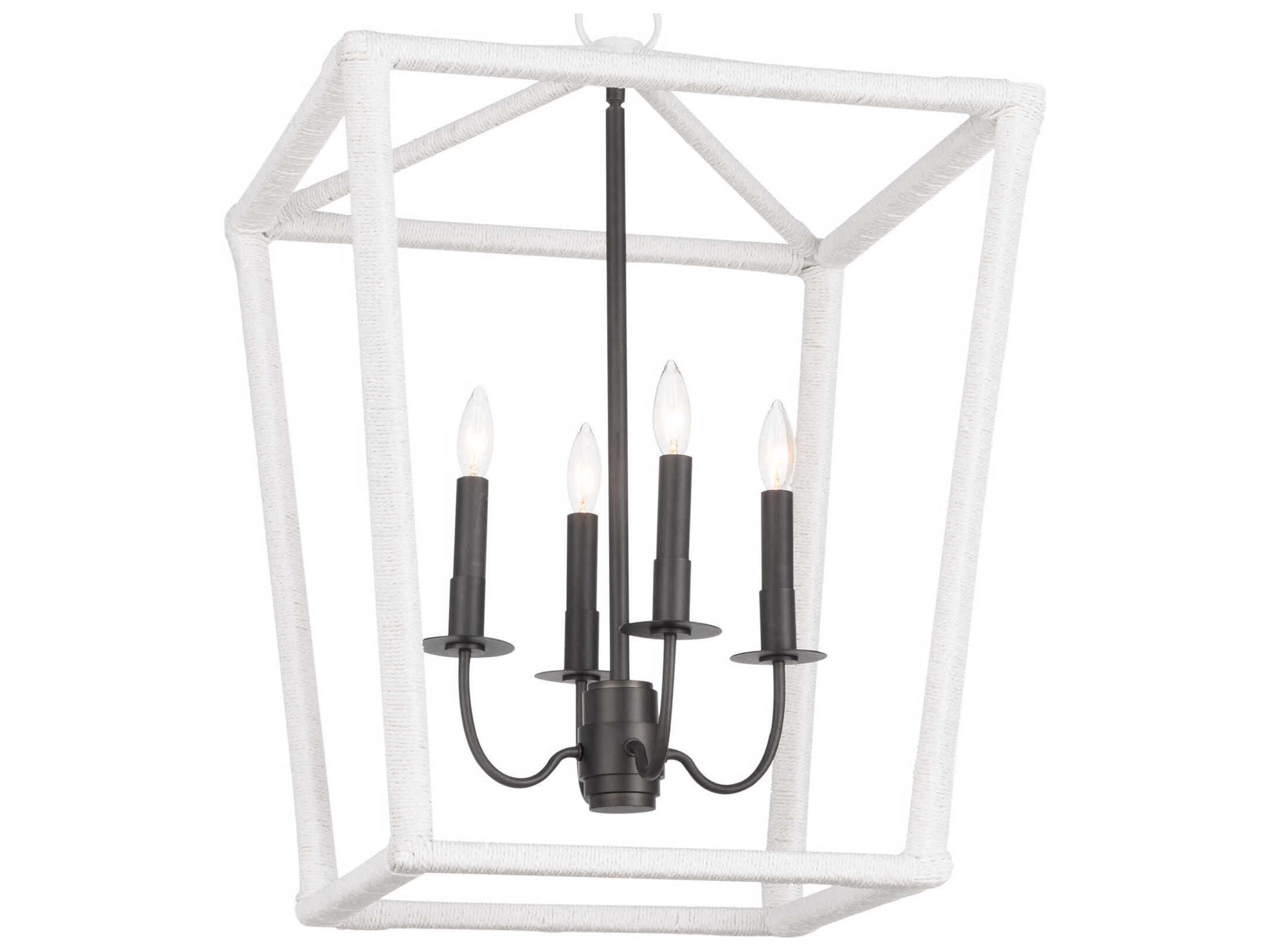 Regina Andrew Luella 4-Light Blackened Brass Pendant