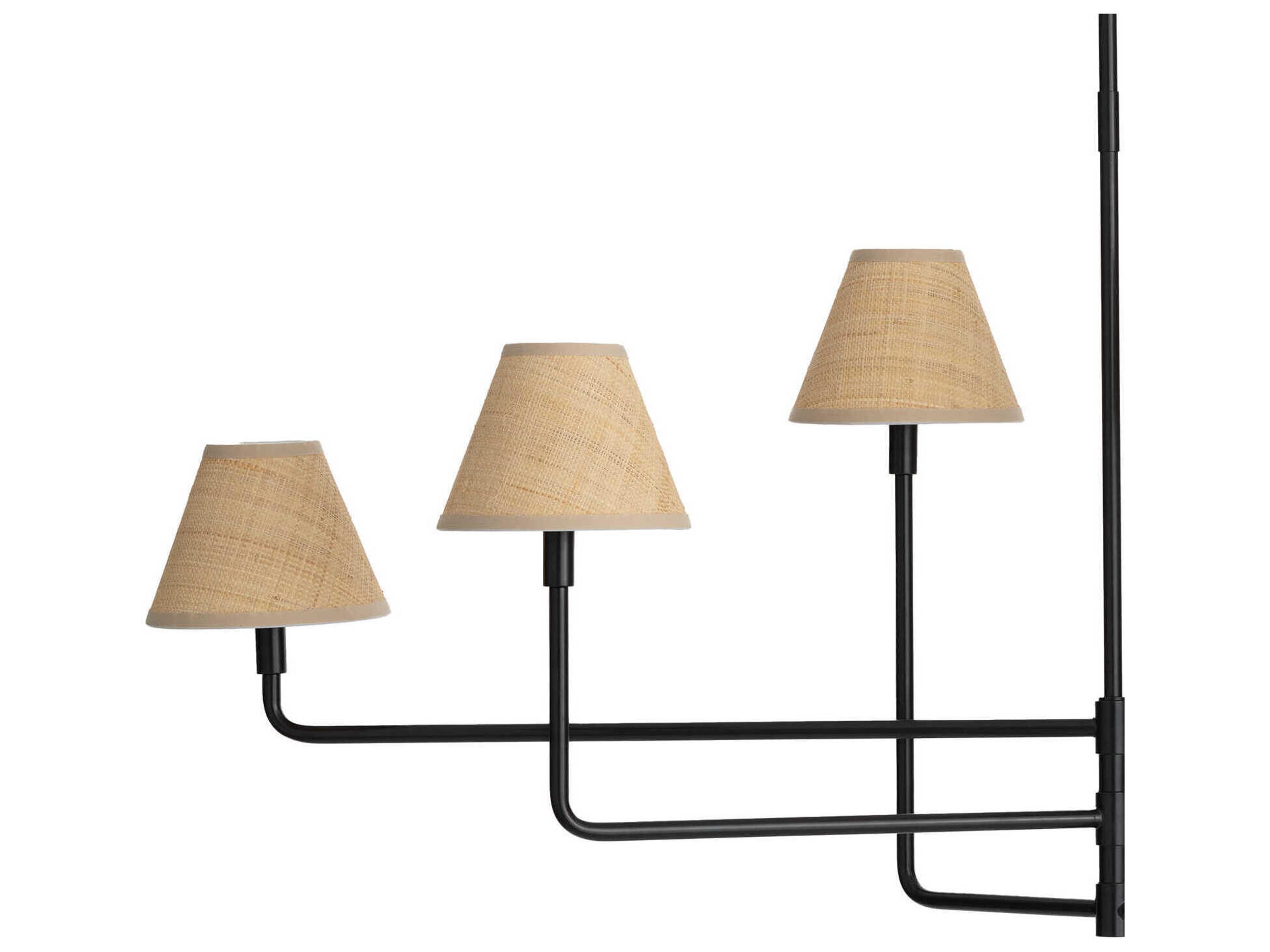 Regina Andrew Polly 6-Light Blackened Brass Island Pendant