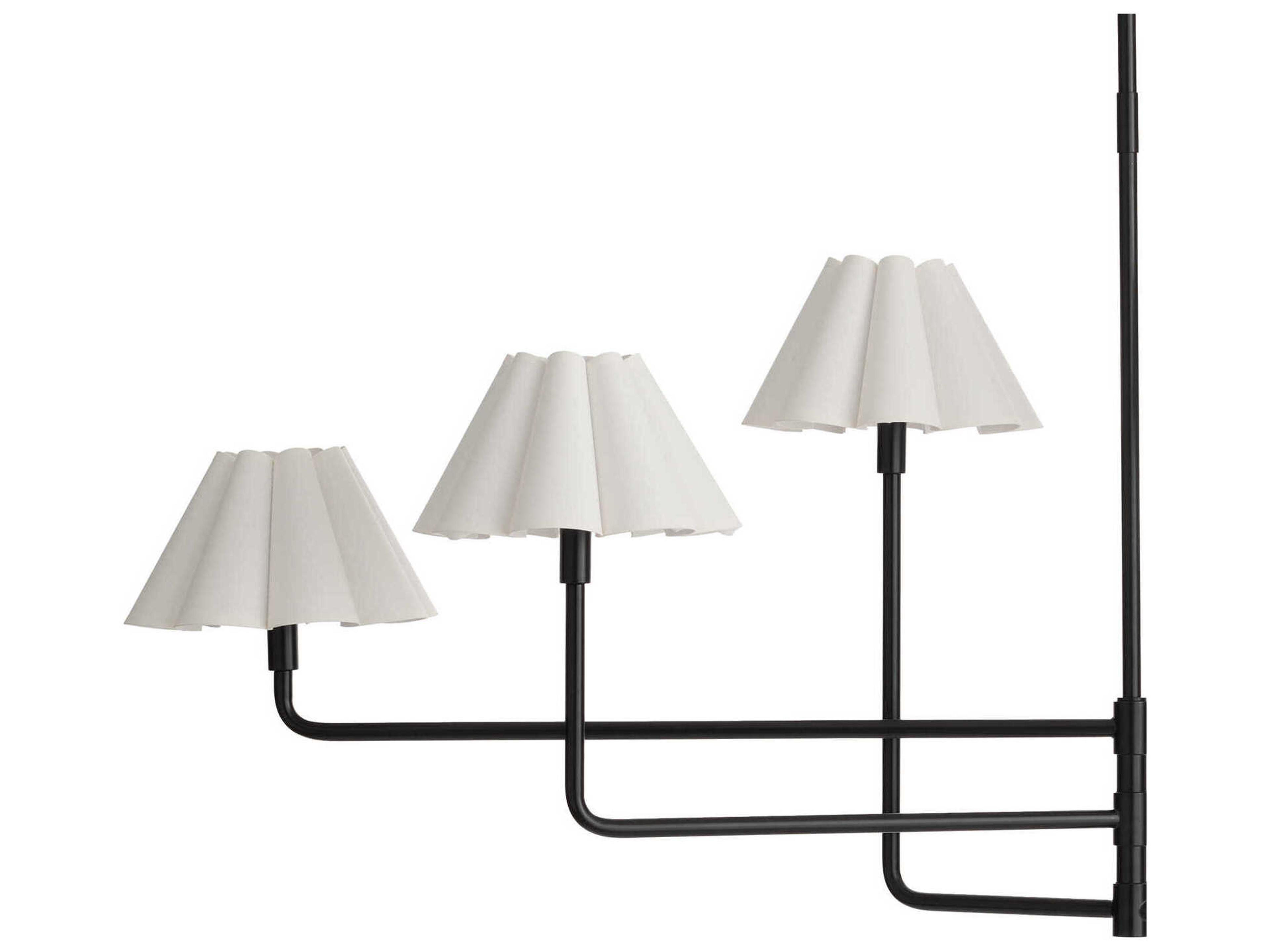 Regina Andrew Polly 6-Light Blackened Brass Island Pendant