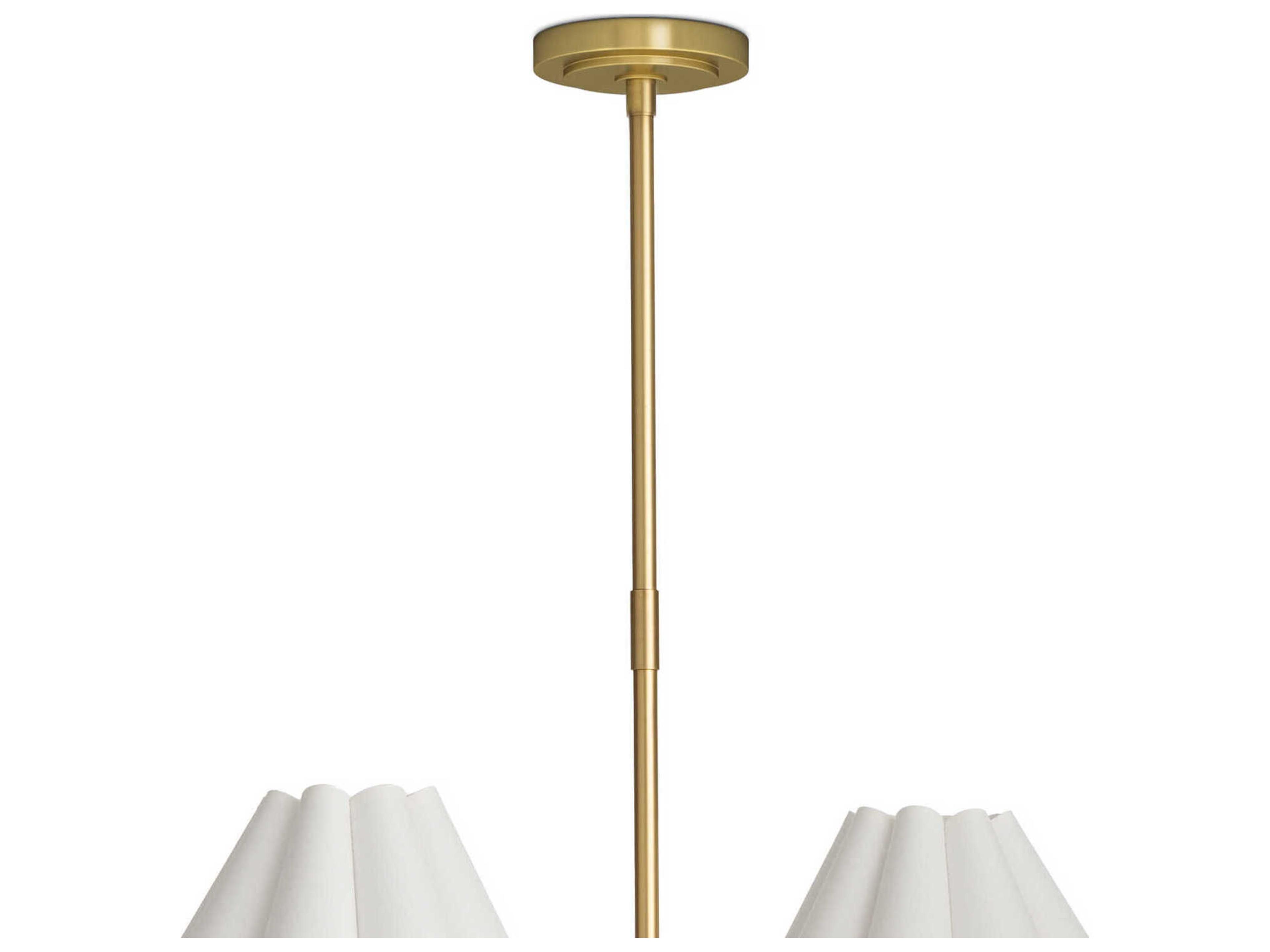 Regina Andrew Polly 6-Light Natural Brass Island Pendant
