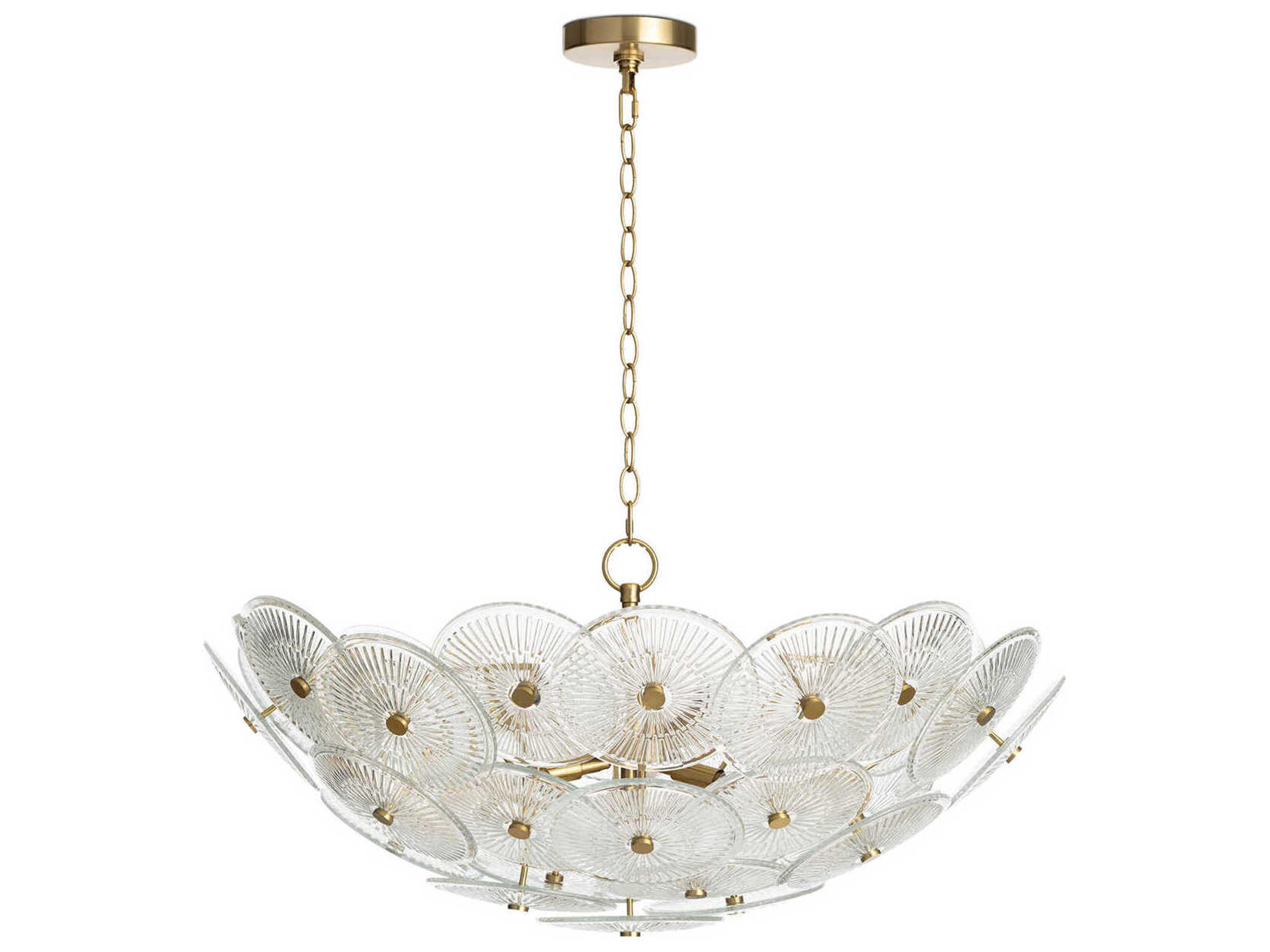 Regina Andrew Holly 9-Light Clear Bowl Chandelier