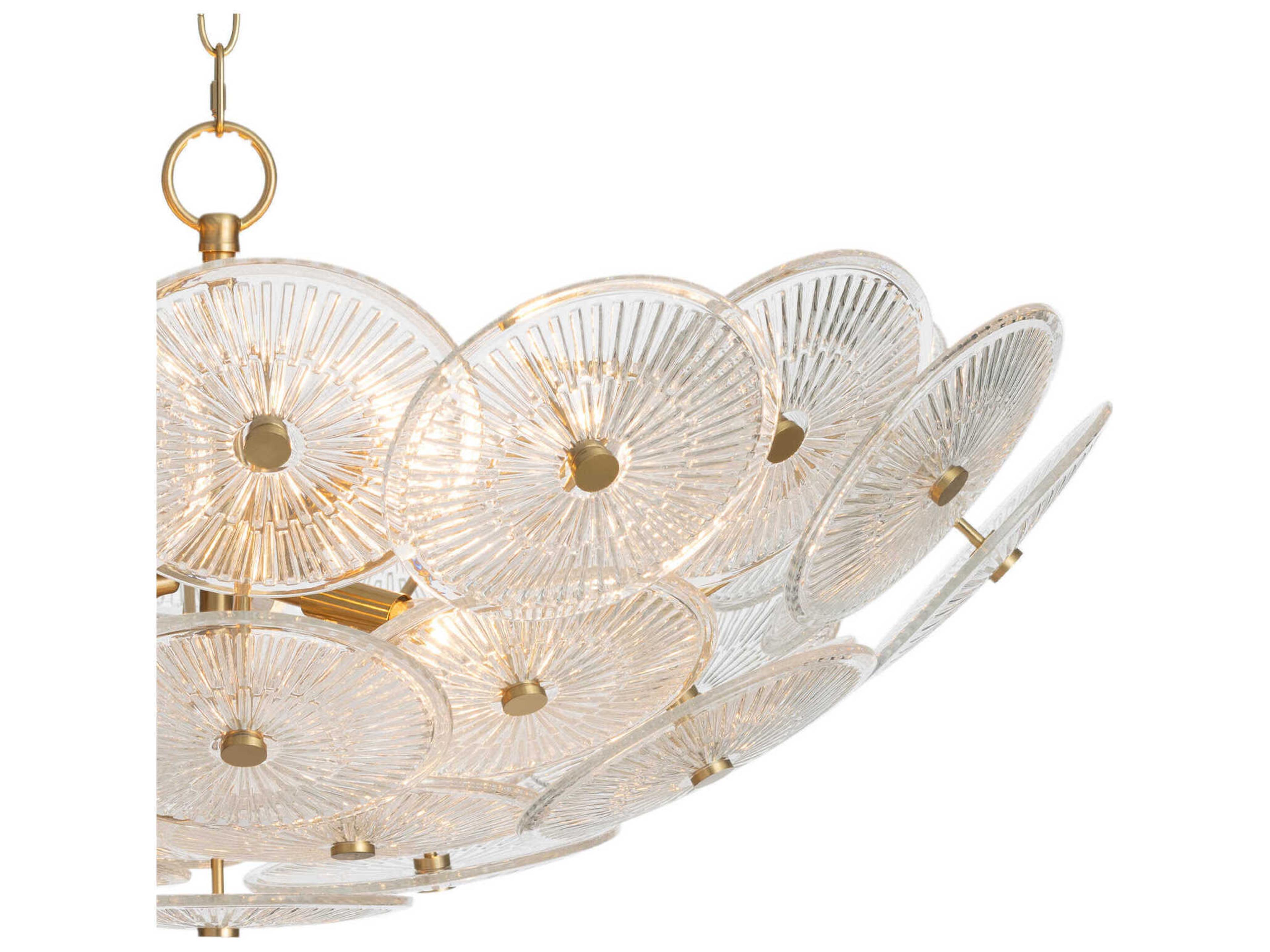 Regina Andrew Holly 9-Light Clear Bowl Chandelier