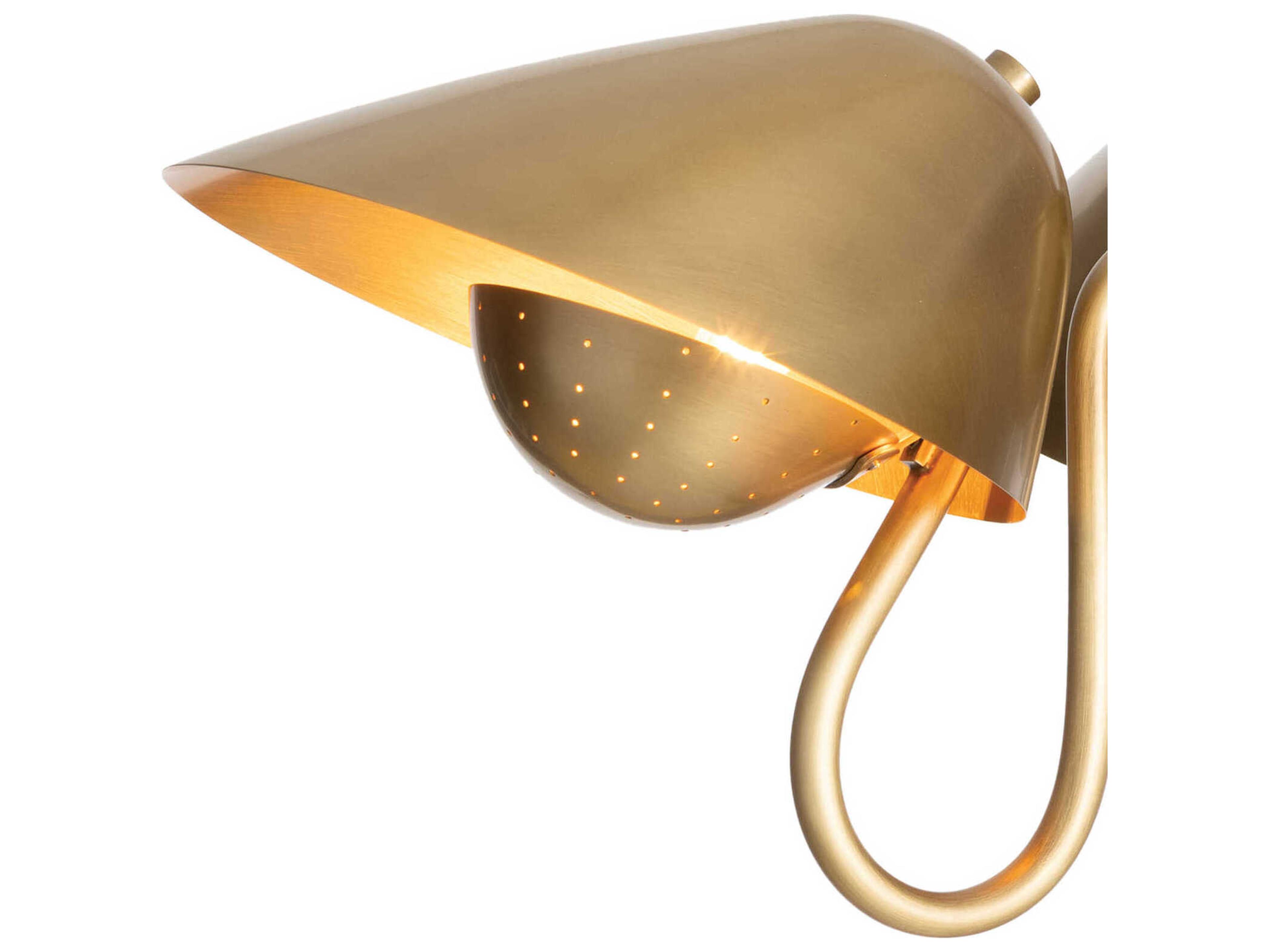 Regina Andrew Keaton 3-Light Natural Brass Pendant