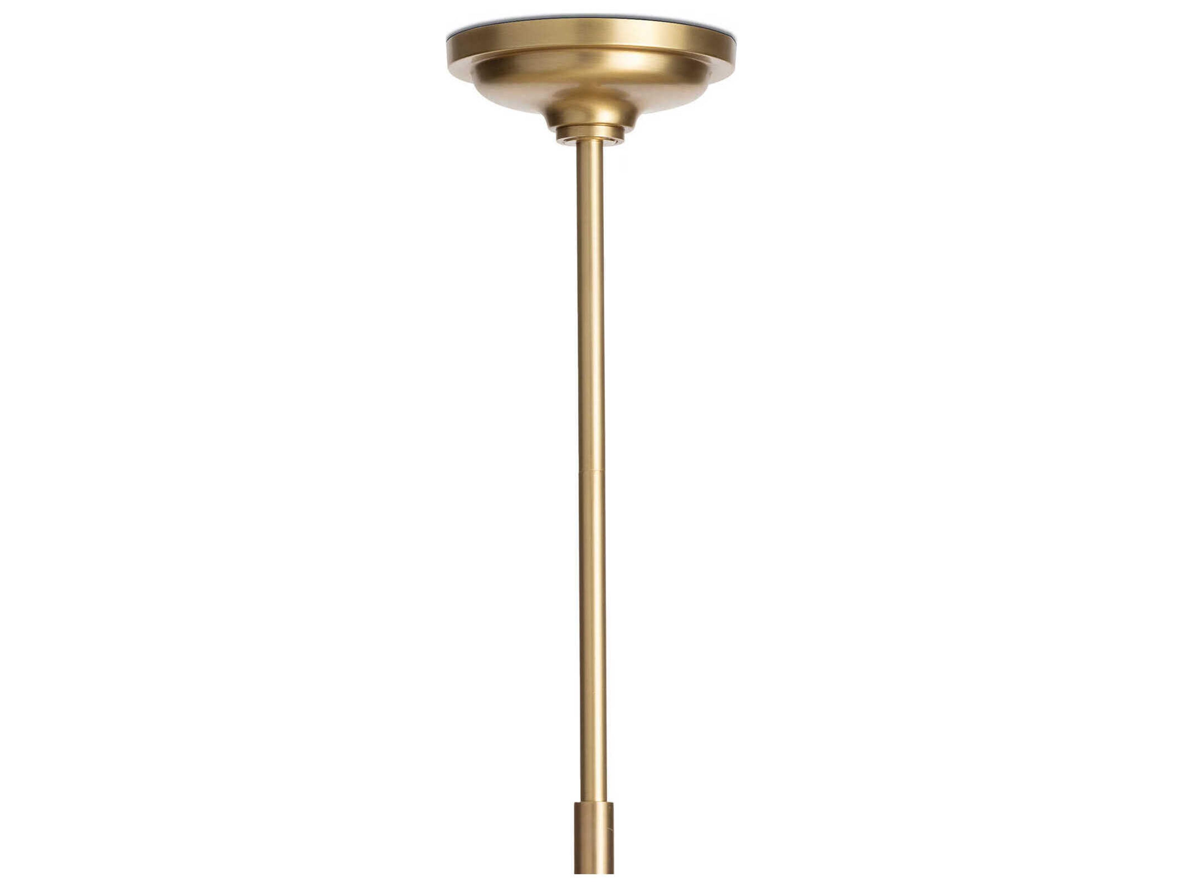 Regina Andrew Keaton 3-Light Natural Brass Pendant