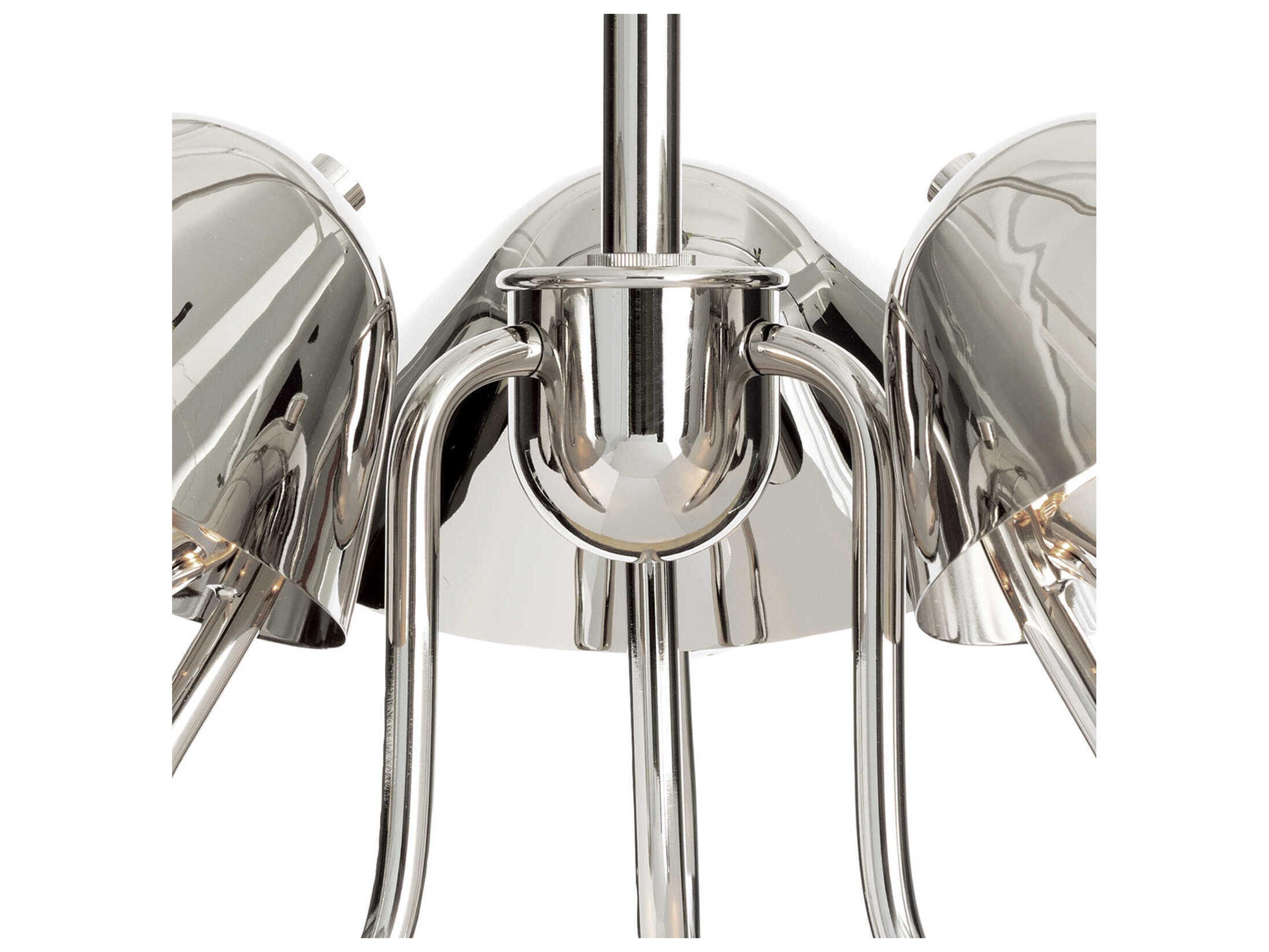 Regina Andrew Keaton 3-Light Polished Nickel Pendant