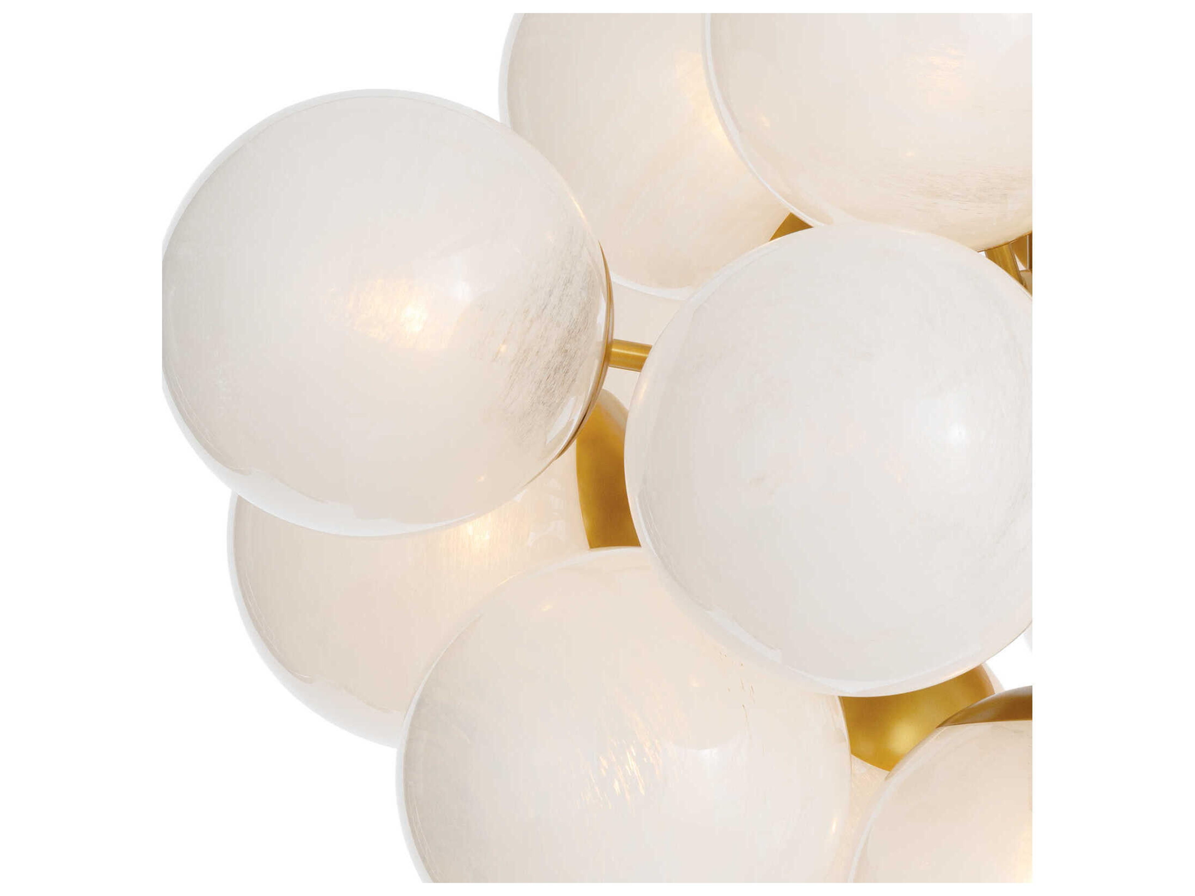 Regina Andrew Shine 17-Light Natural Brass Globe Chandelier