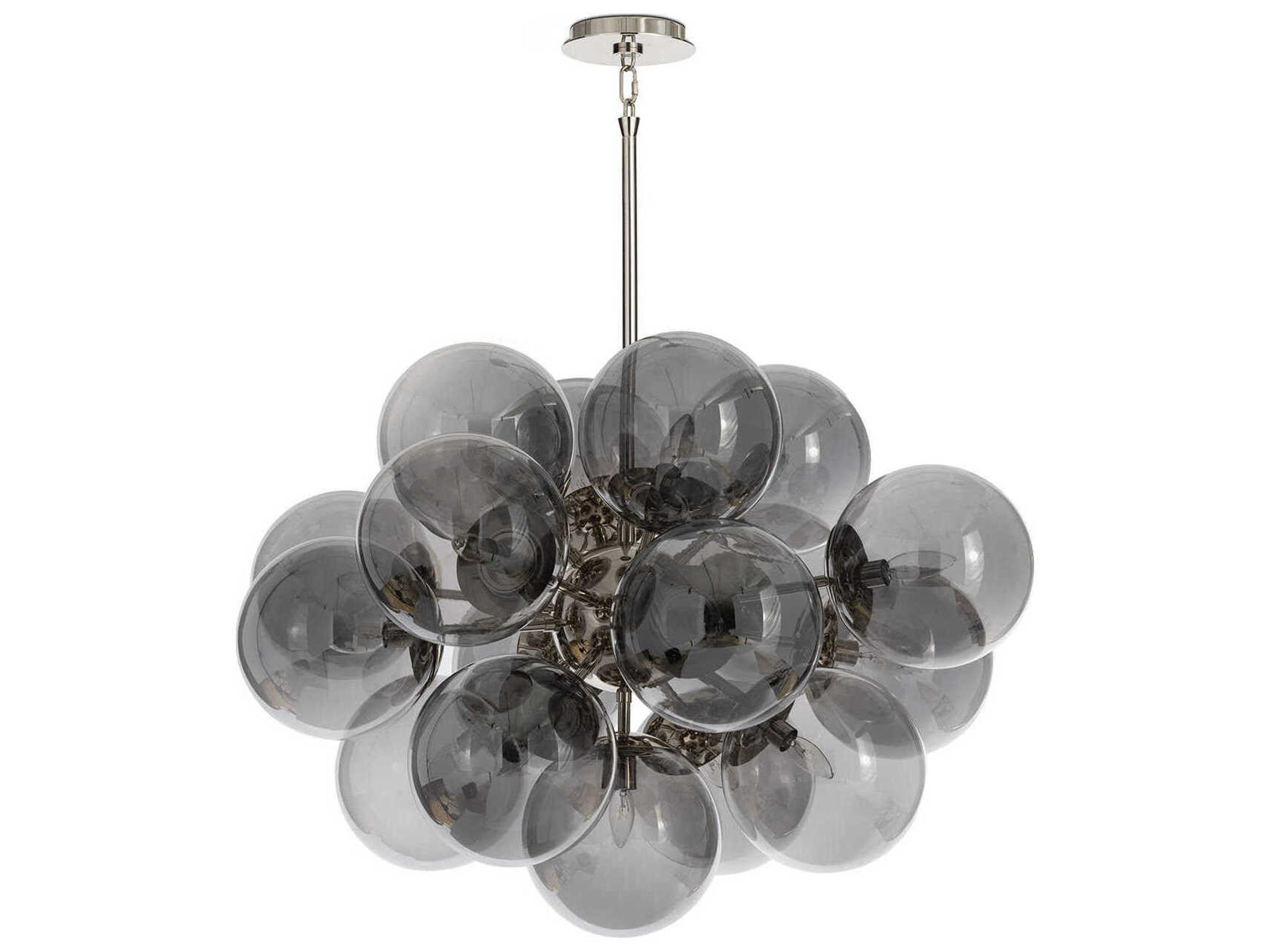 Regina Andrew Shine 17-Light Polished Nickel Gray Pendant