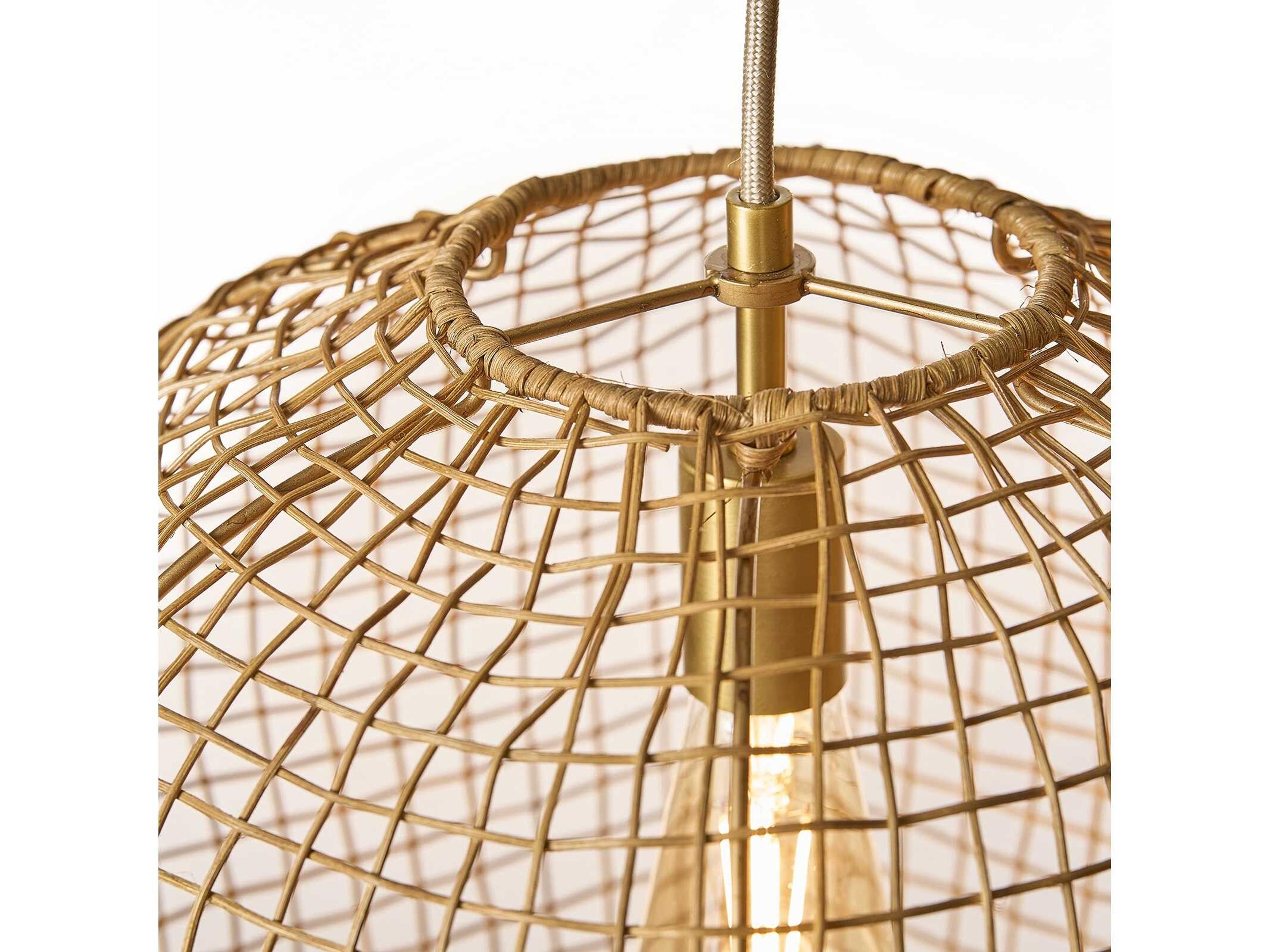 Regina Andrew Selene 3-Light Natural Brown Chandelier