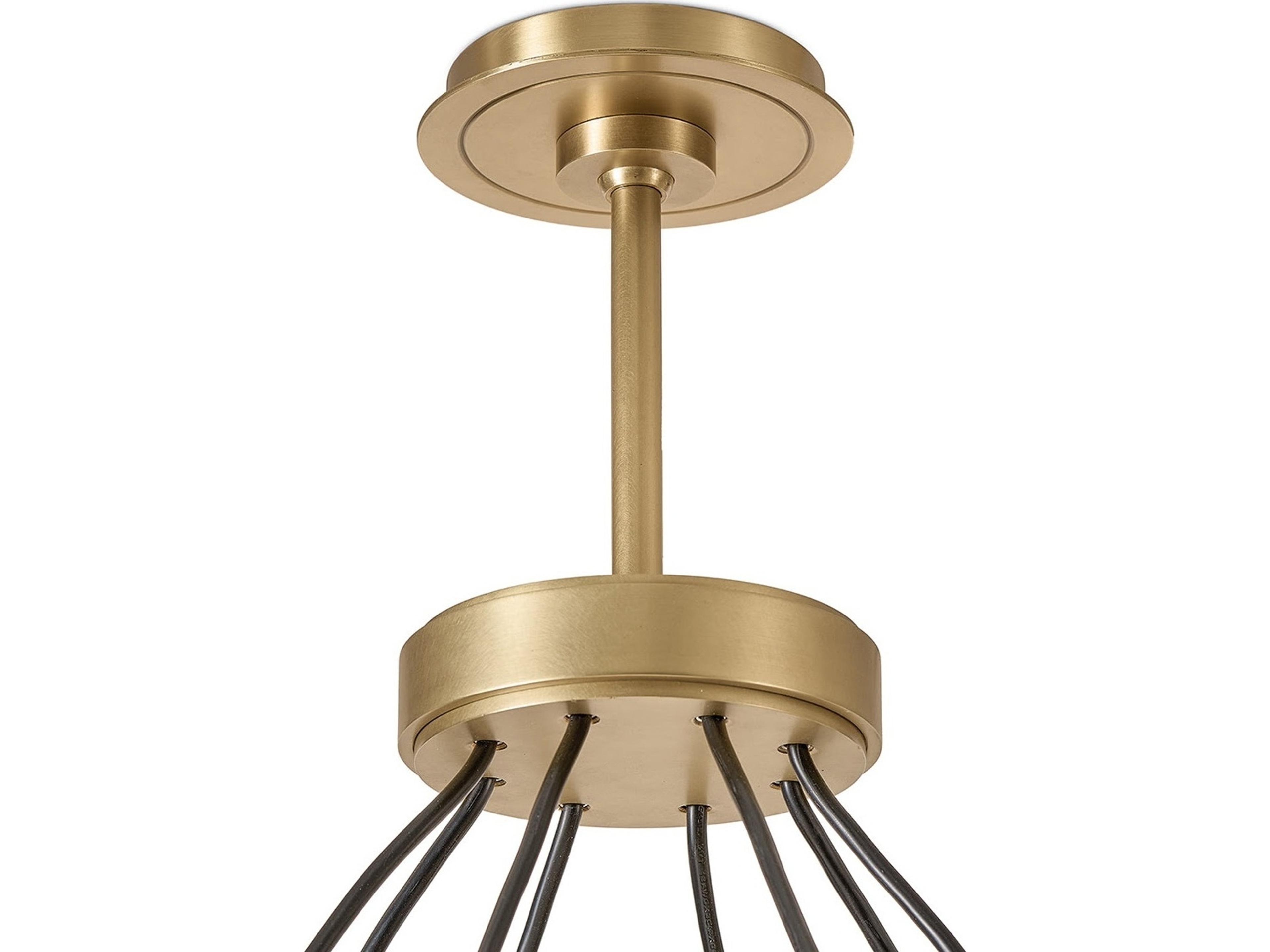 Regina Andrew Dixon 8-Light White Brass Chandelier