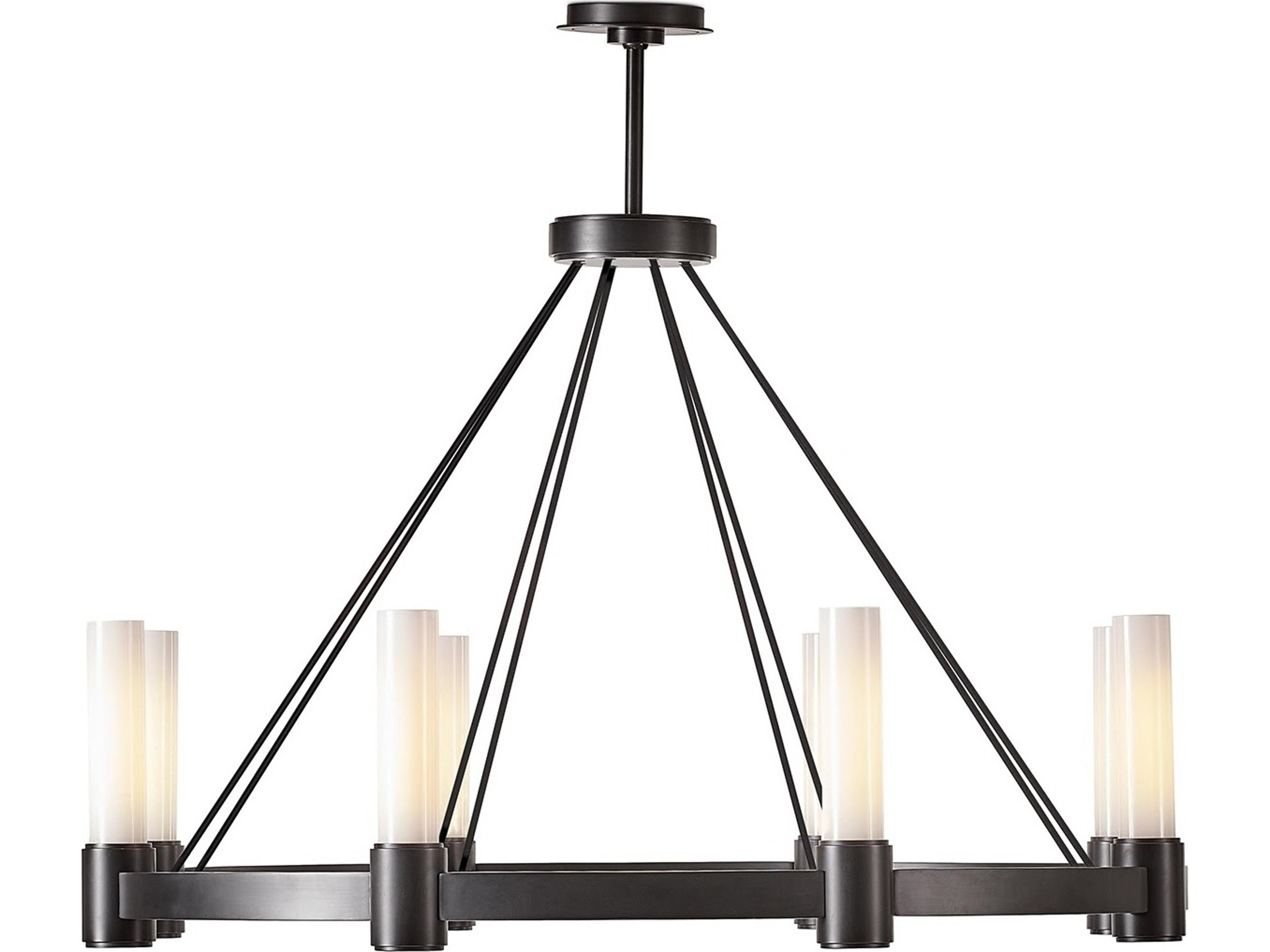 Regina Andrew Dixon 8-Light White Bronze Chandelier