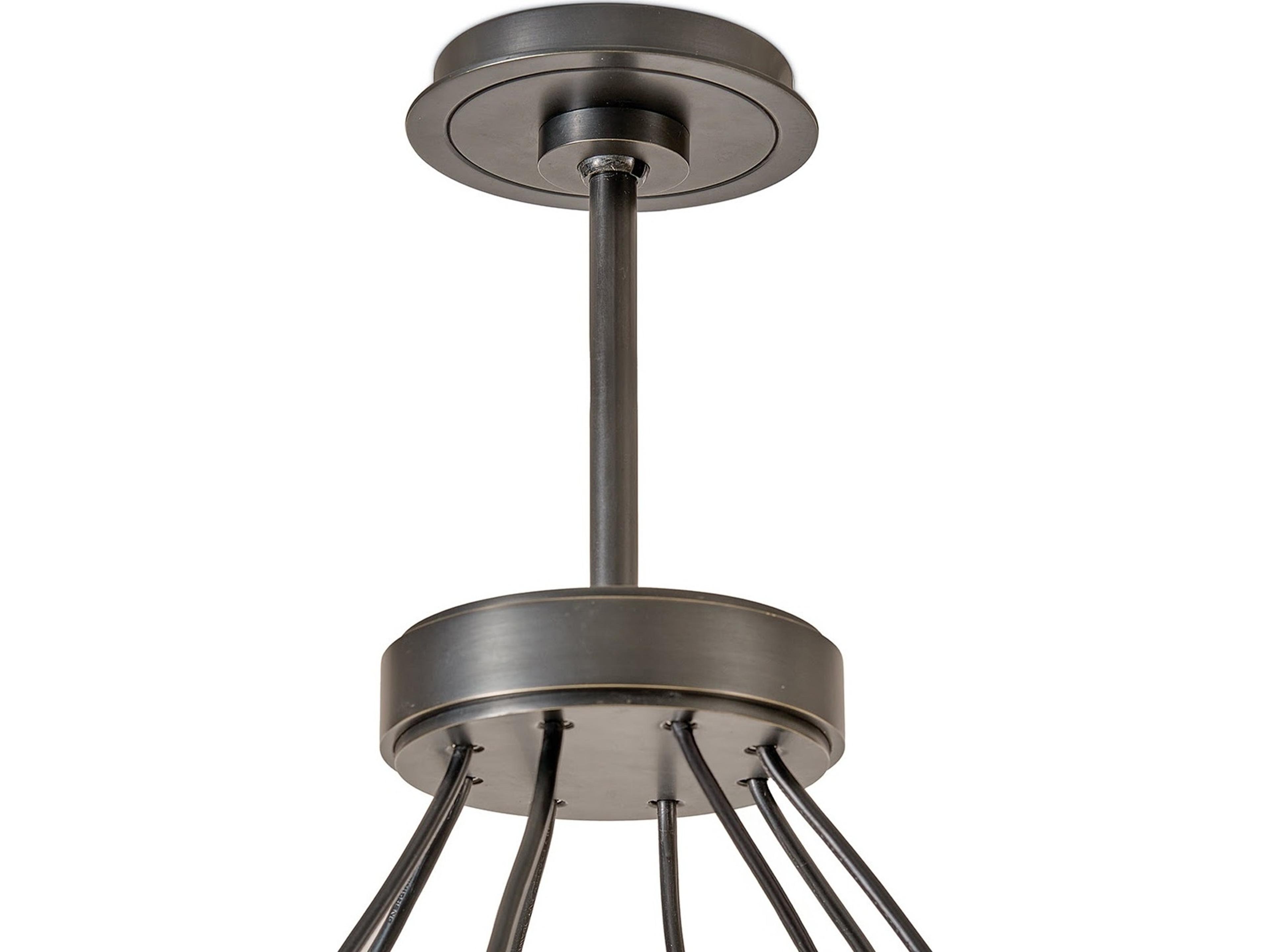 Regina Andrew Dixon 8-Light White Bronze Chandelier