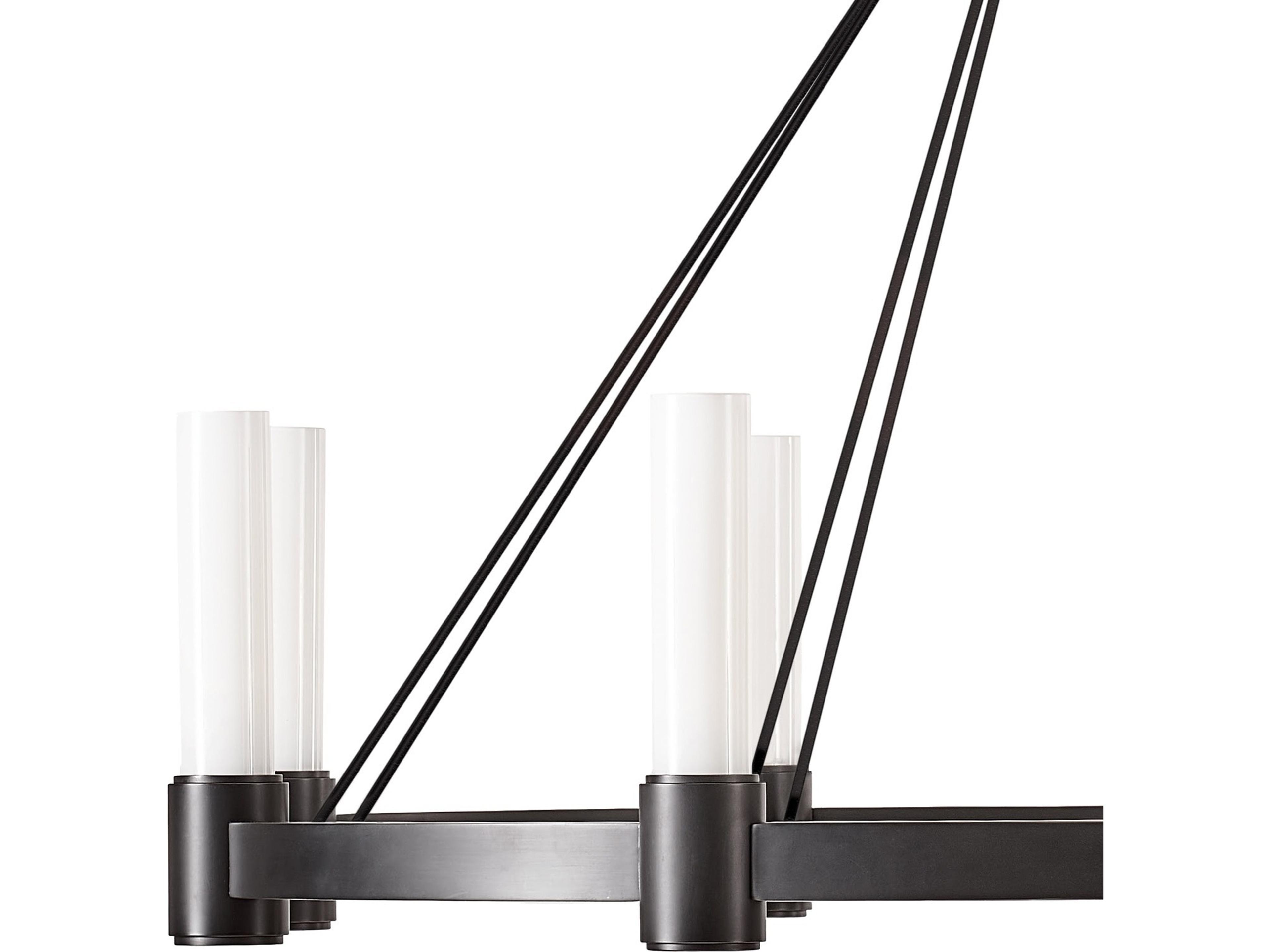 Regina Andrew Dixon 8-Light White Bronze Chandelier