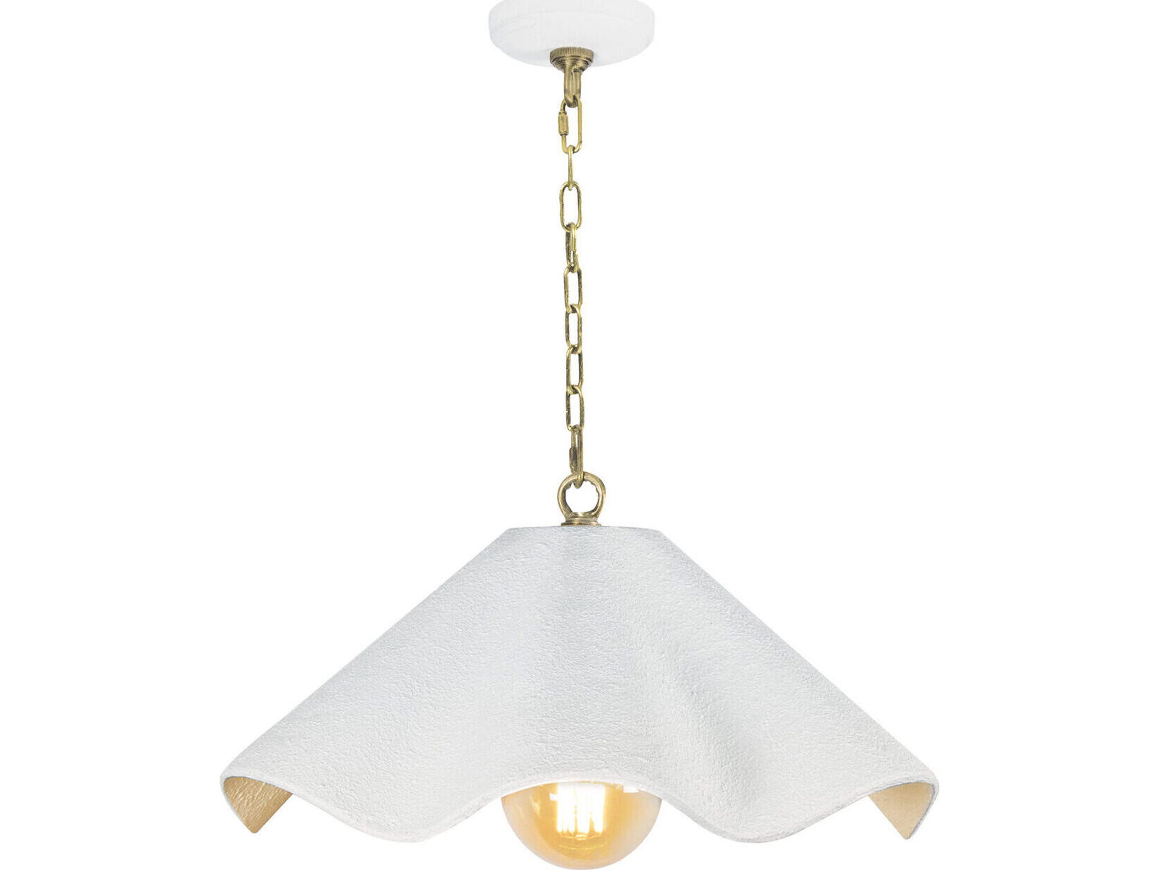 Regina Andrew Marisol 1-Light White Pendant