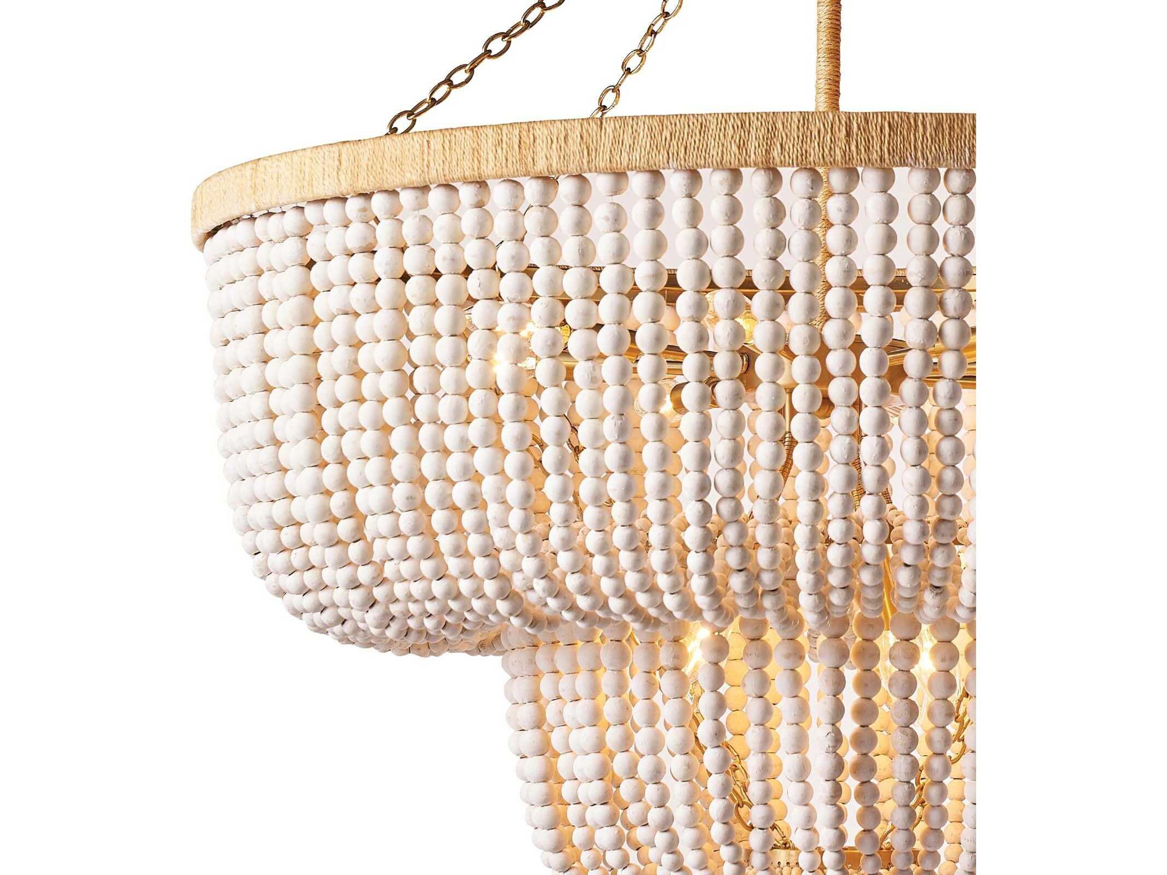Regina Andrew Cameron 12-Light White Tiered Pendant
