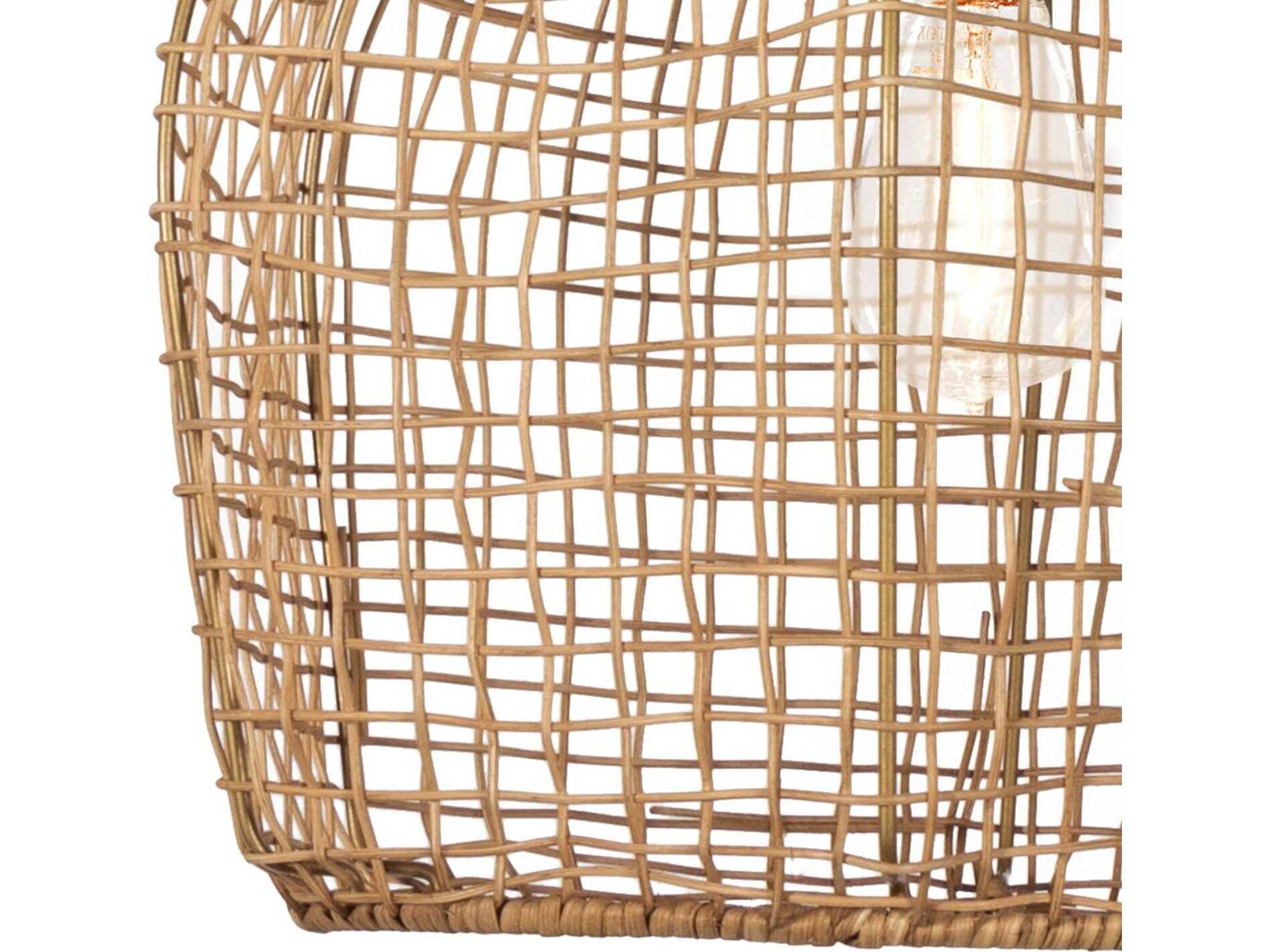 Regina Andrew Selene 1-Light Natural Brown Pendant