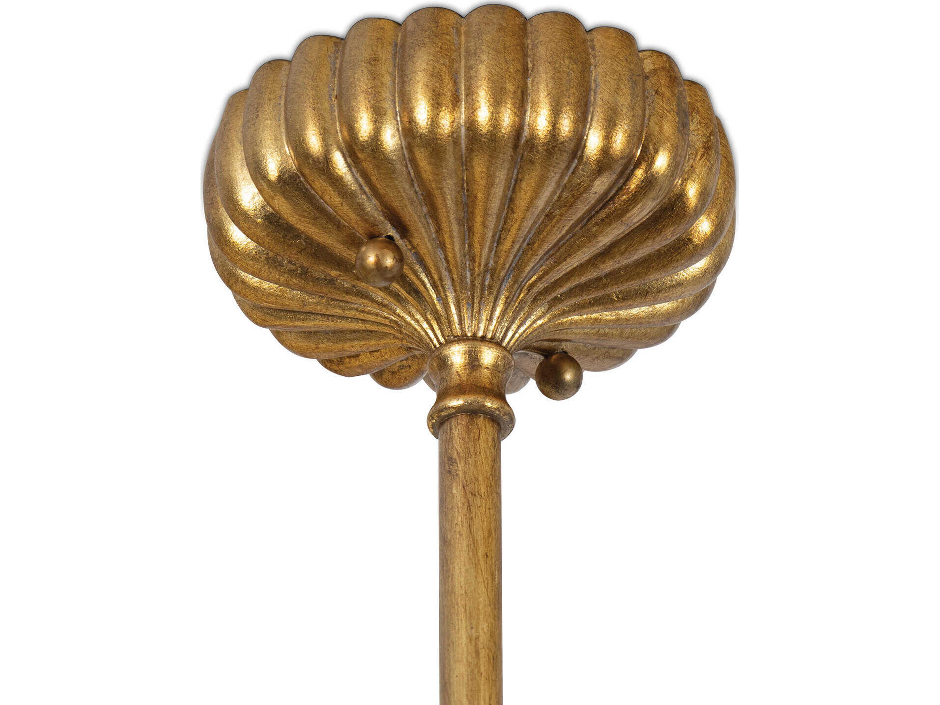 Regina Andrew Clove 3-Light Antique Gold Leaf Black Pendant