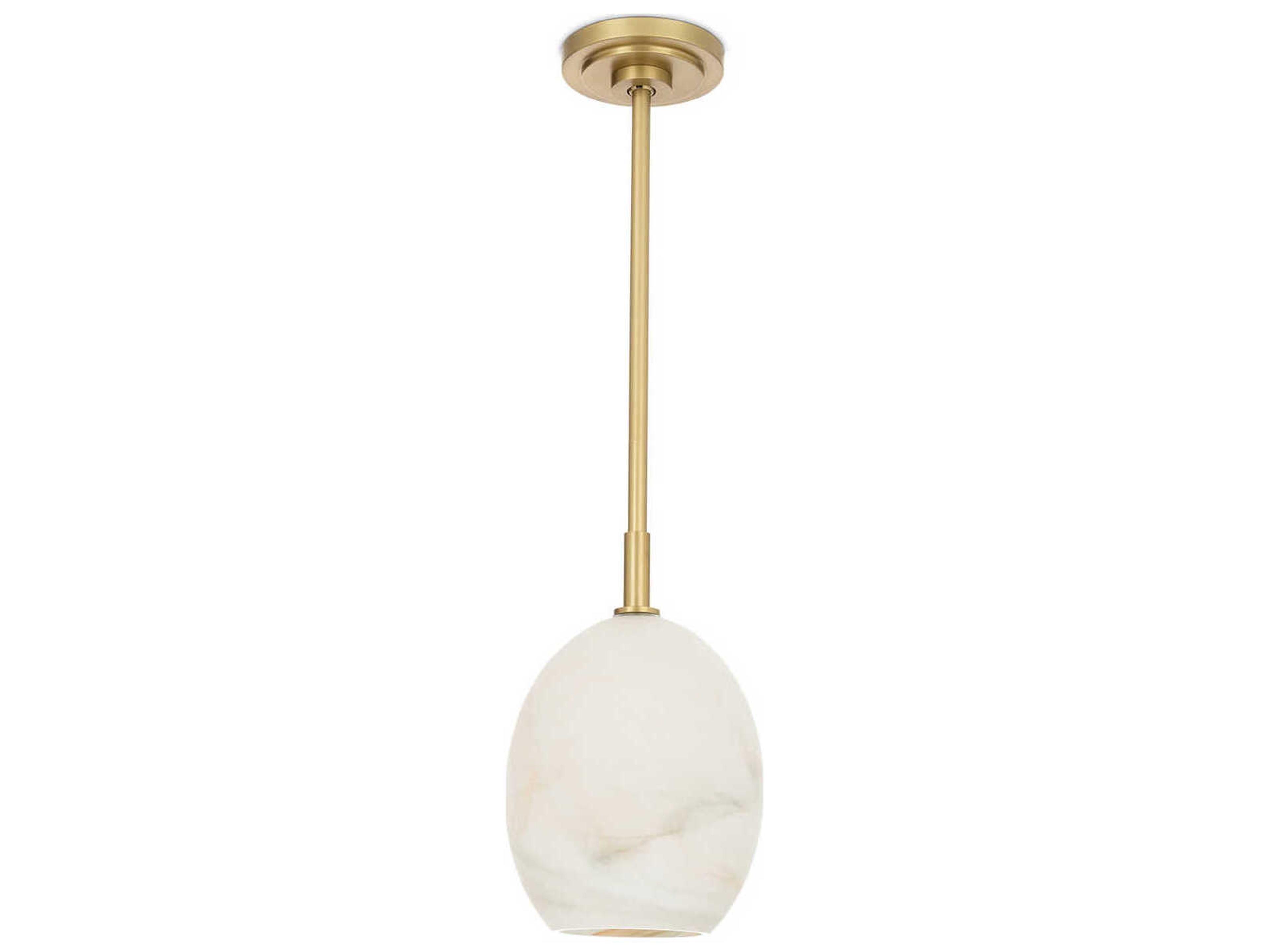 Artemis 1-Light Natural Brass Mini Pendant